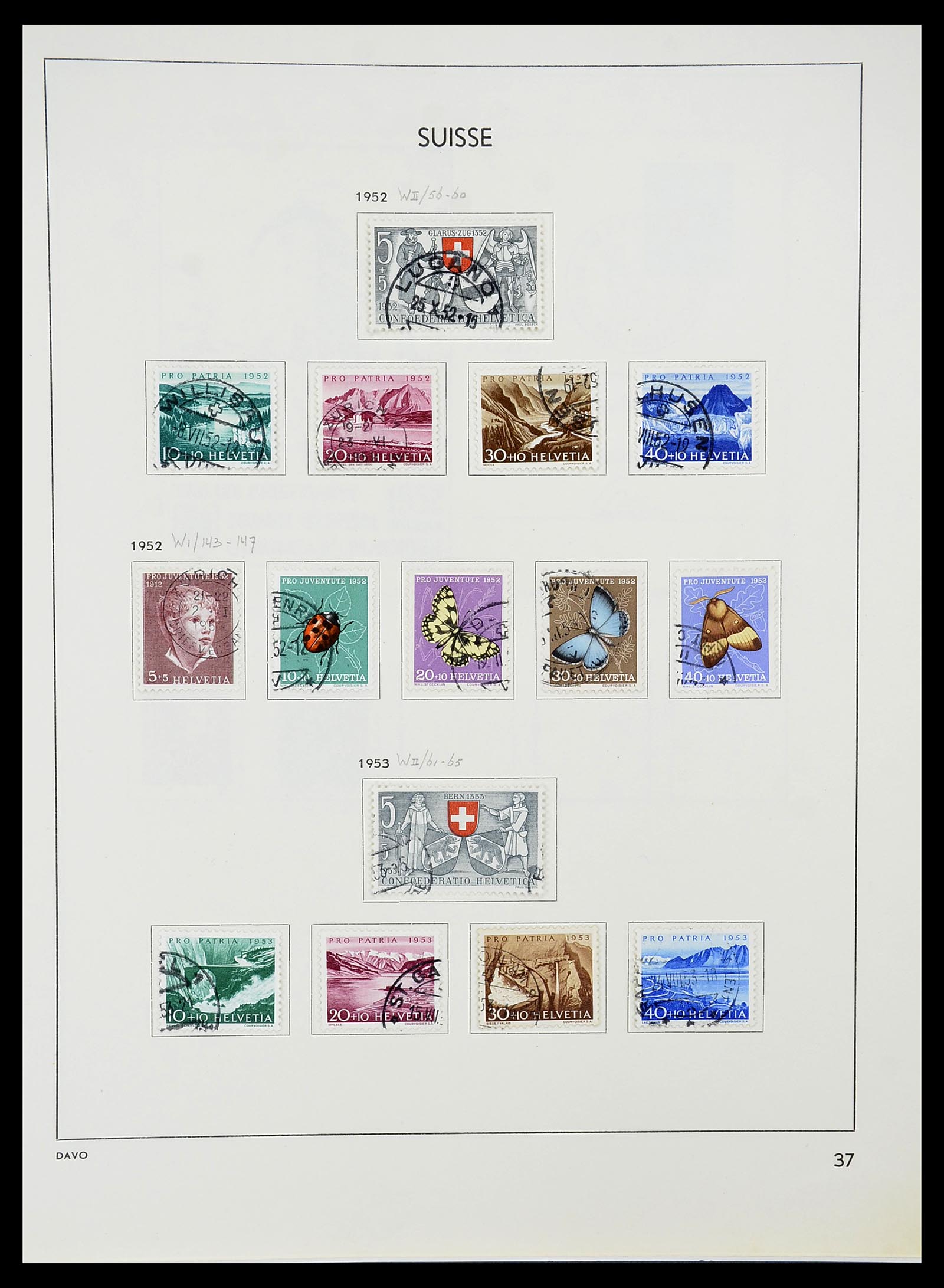 34424 132 - Postzegelverzameling 34424 Zwitserland 1850-2008.