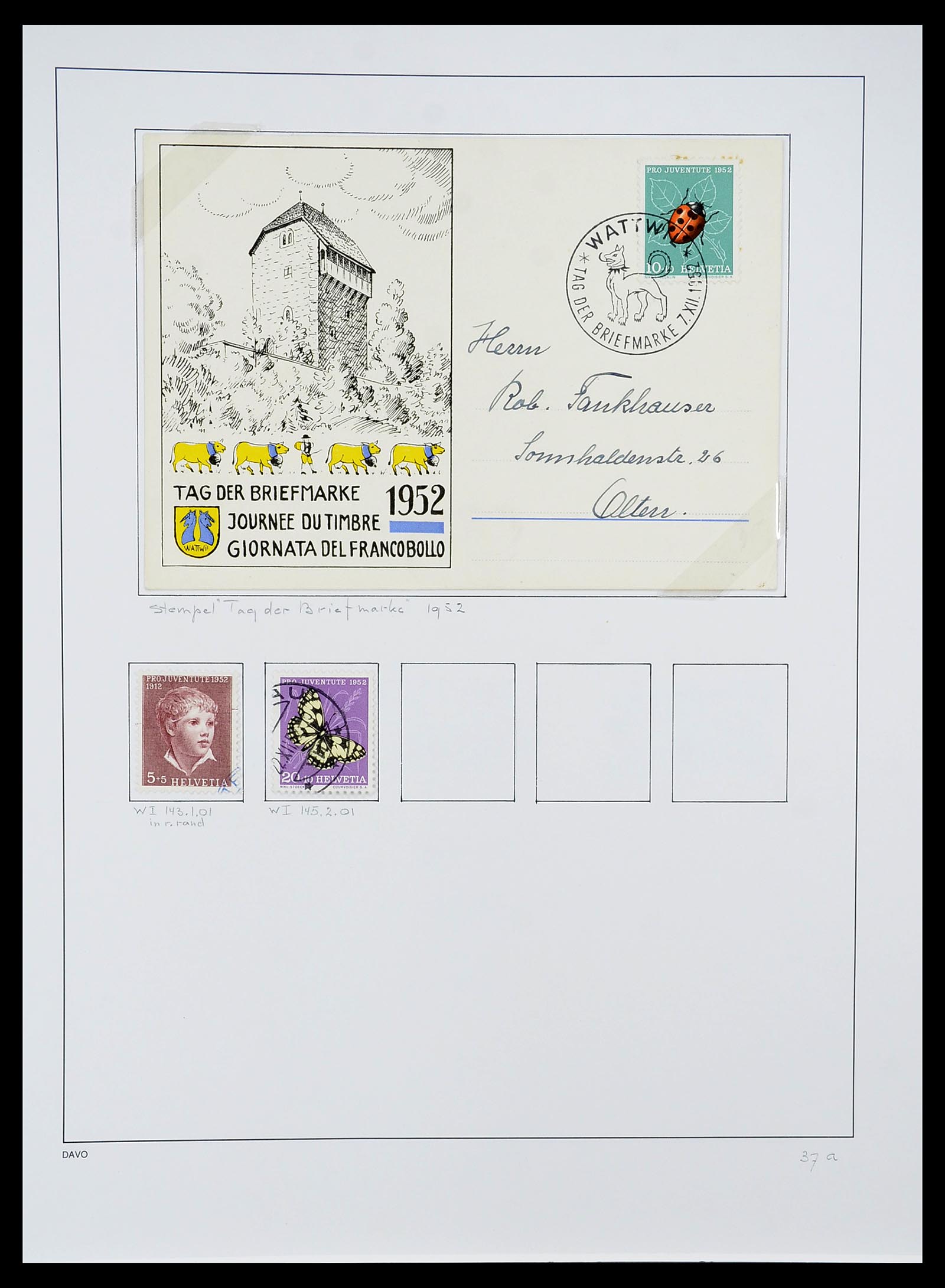 34424 133 - Postzegelverzameling 34424 Zwitserland 1850-2008.
