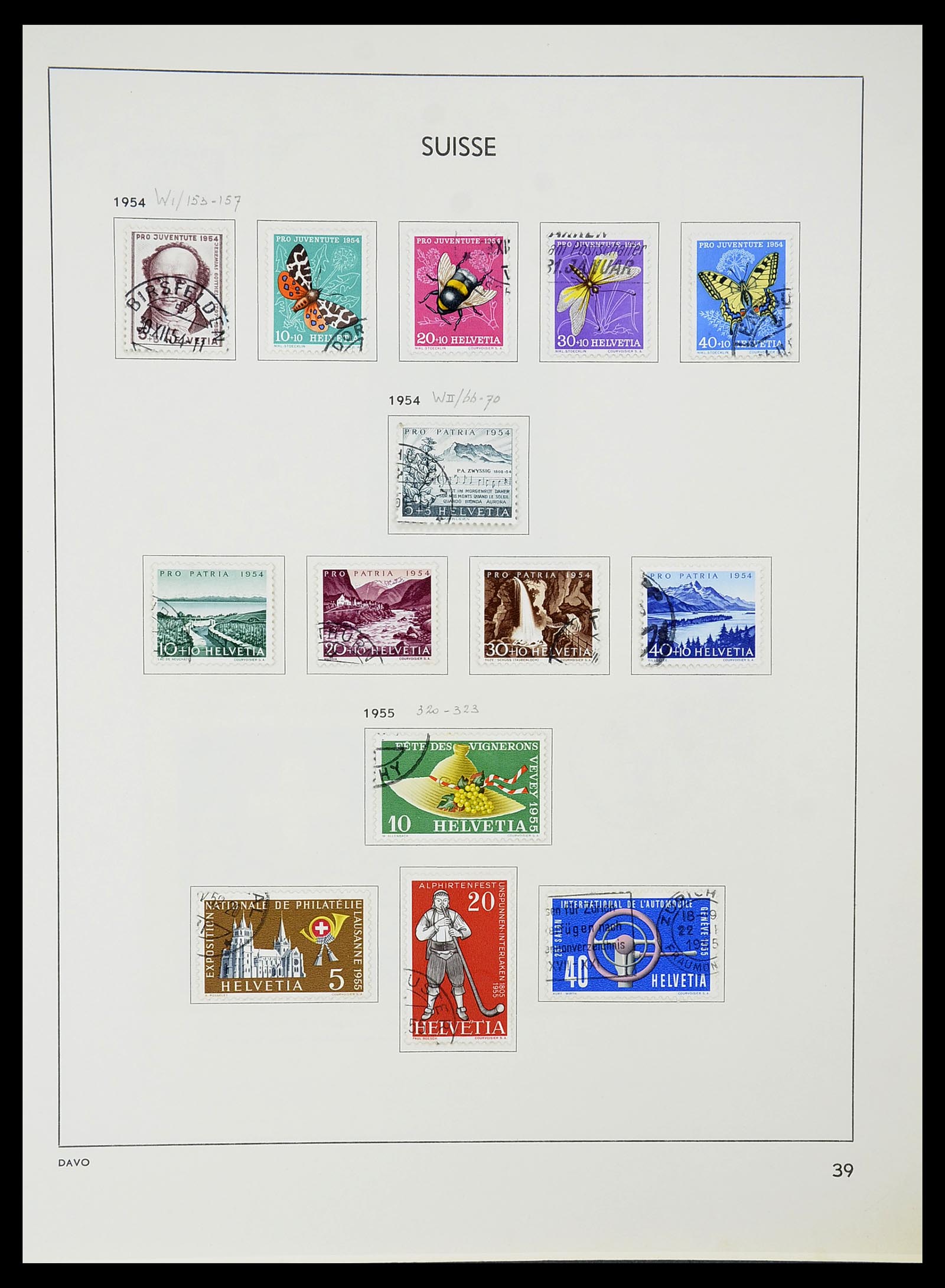 34424 139 - Postzegelverzameling 34424 Zwitserland 1850-2008.