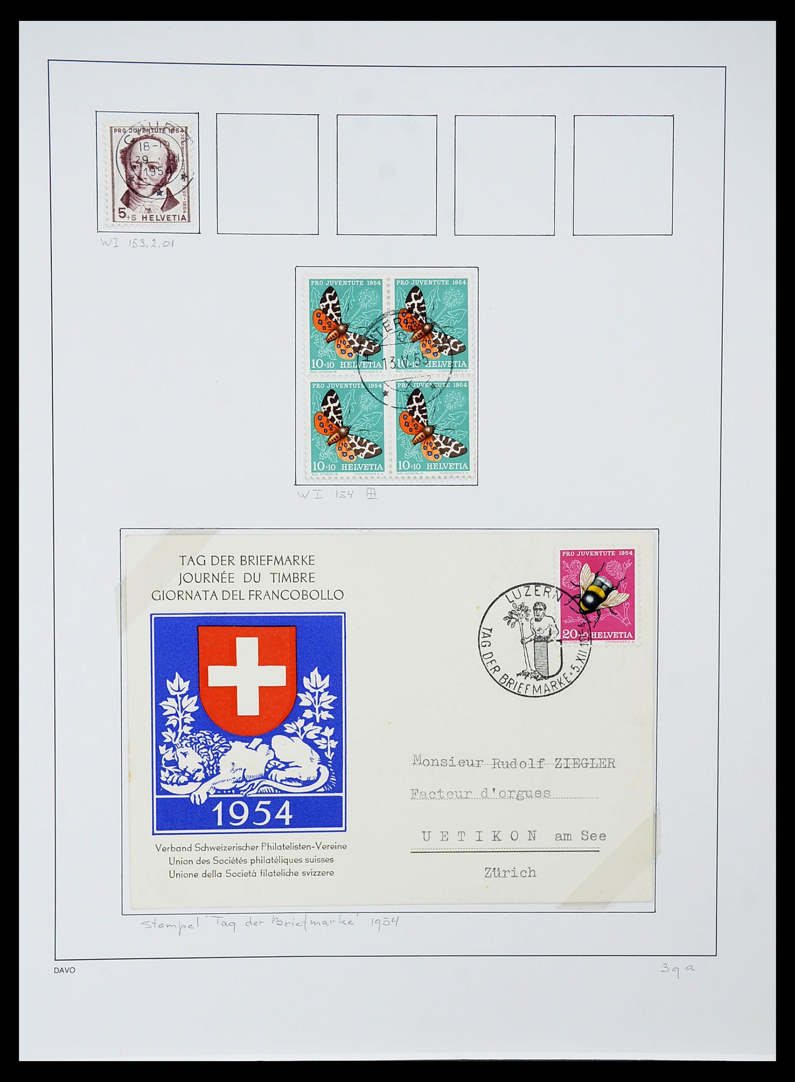 34424 140 - Postzegelverzameling 34424 Zwitserland 1850-2008.