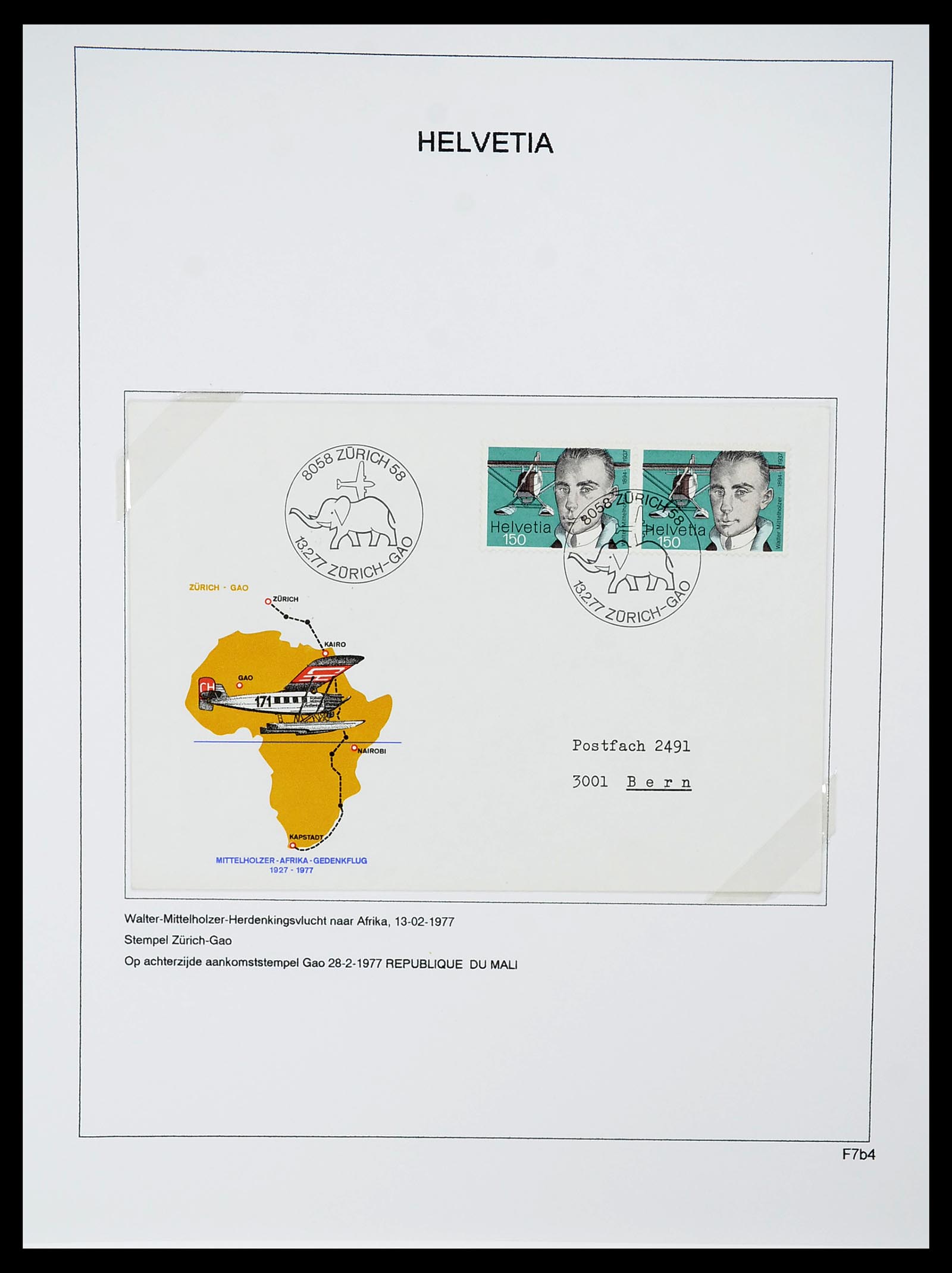 34424 521 - Postzegelverzameling 34424 Zwitserland 1850-2008.