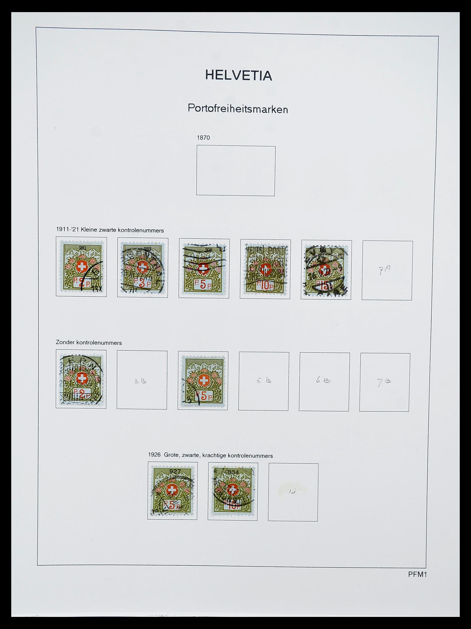 34424 527 - Postzegelverzameling 34424 Zwitserland 1850-2008.