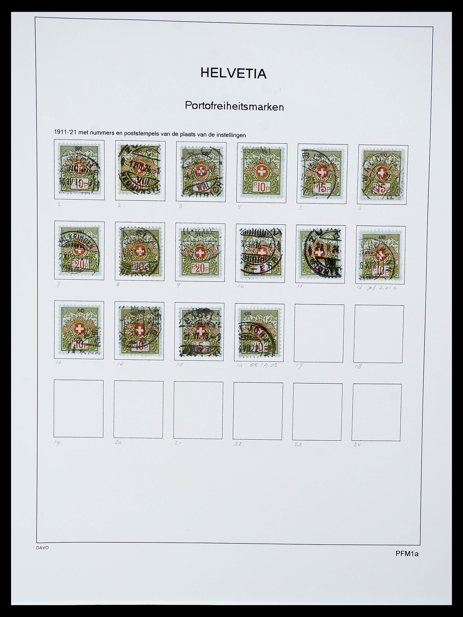 34424 528 - Postzegelverzameling 34424 Zwitserland 1850-2008.
