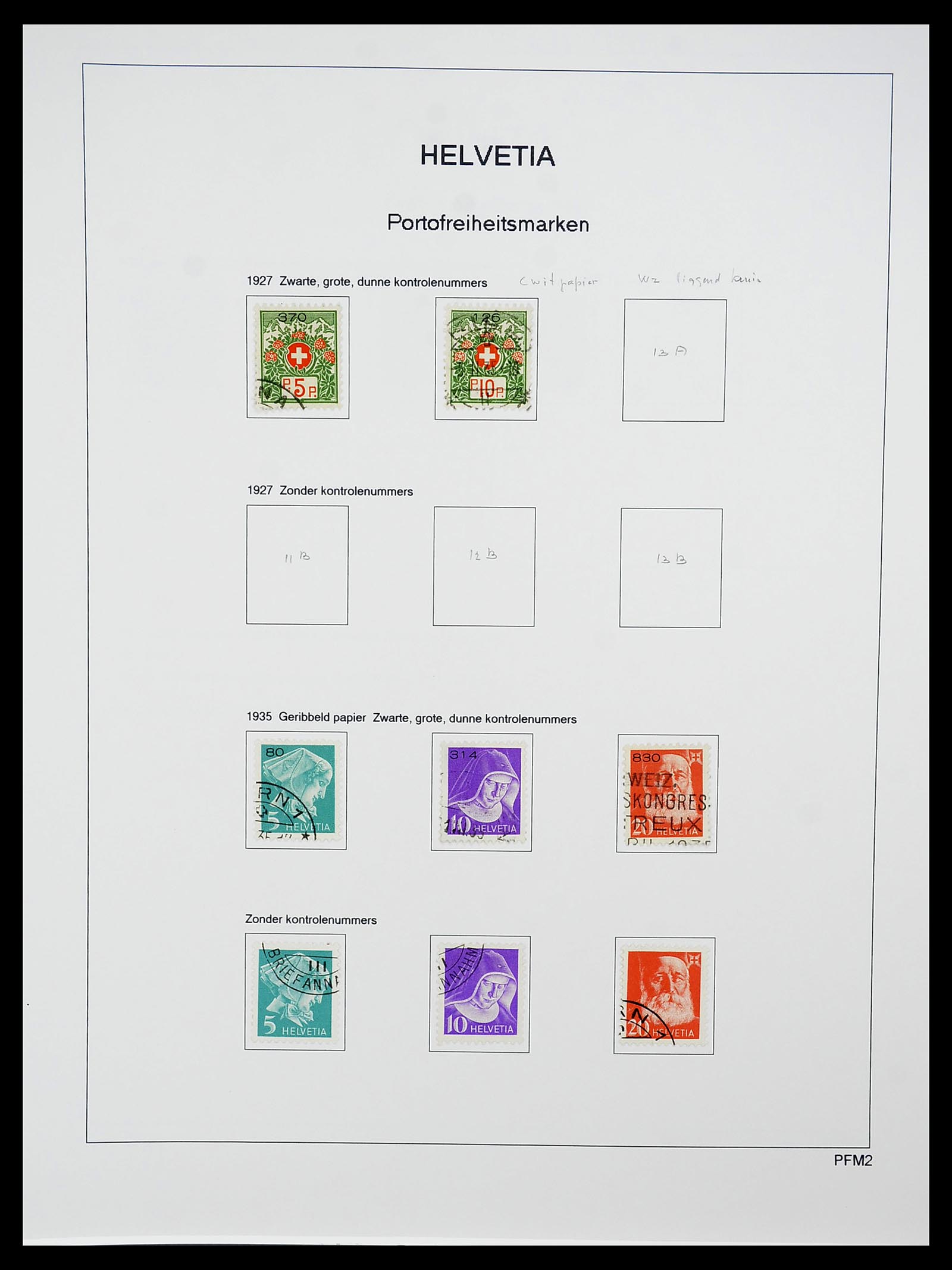 34424 530 - Postzegelverzameling 34424 Zwitserland 1850-2008.