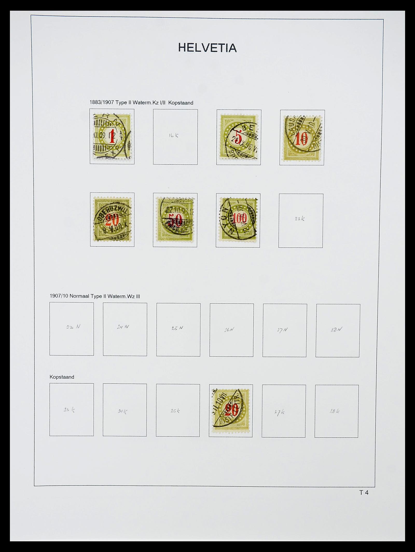 34424 535 - Postzegelverzameling 34424 Zwitserland 1850-2008.
