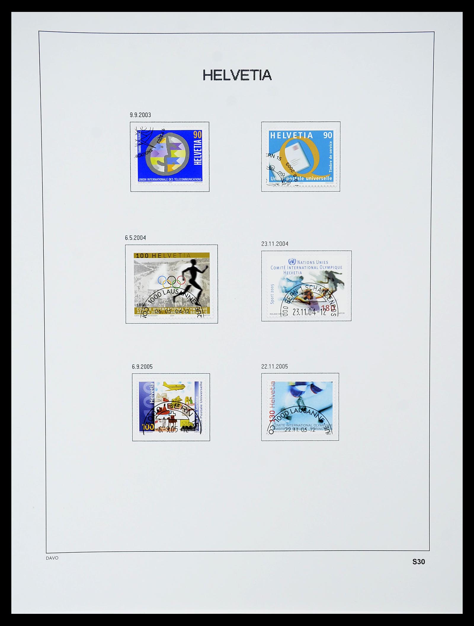 34424 565 - Postzegelverzameling 34424 Zwitserland 1850-2008.