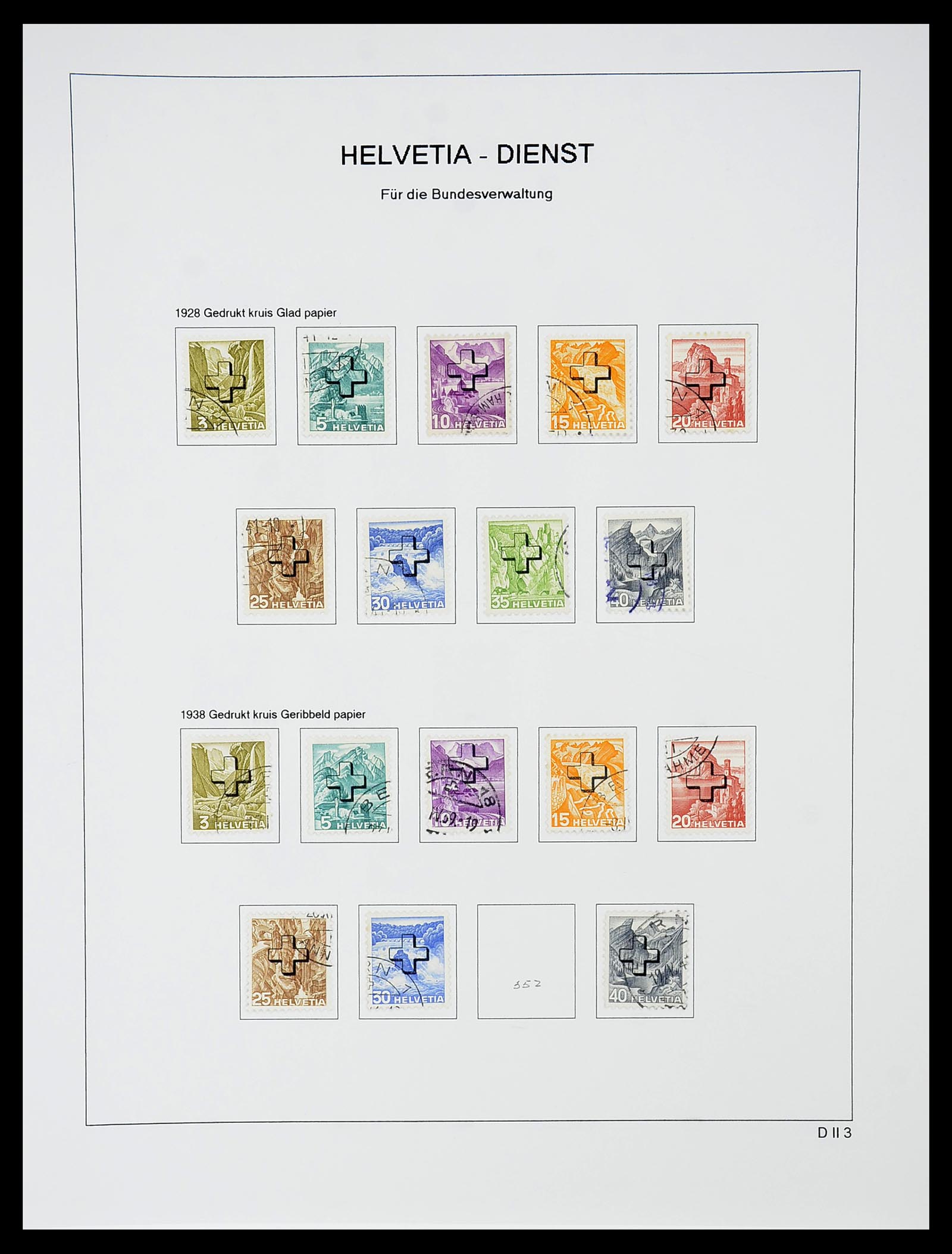 34424 568 - Postzegelverzameling 34424 Zwitserland 1850-2008.