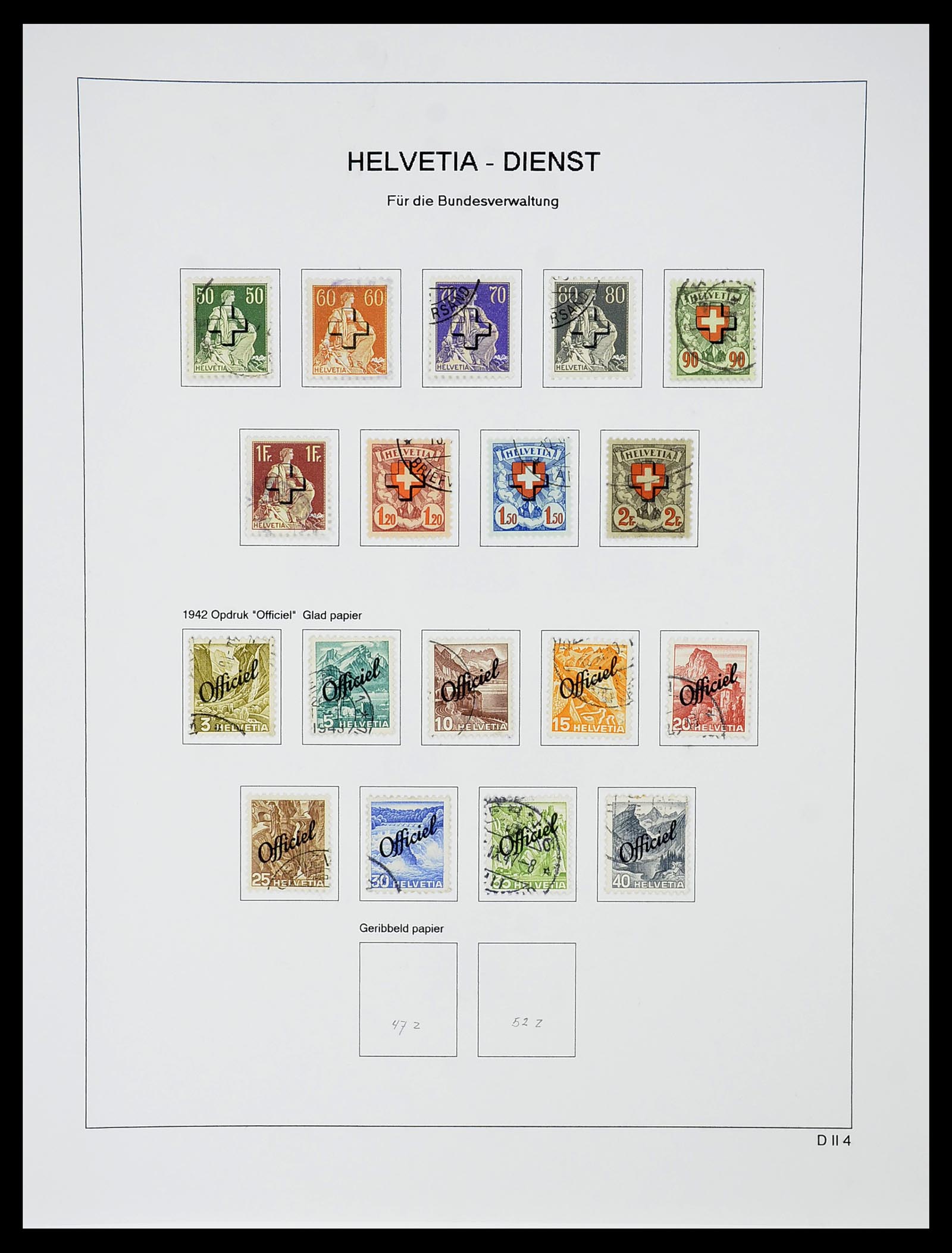 34424 569 - Postzegelverzameling 34424 Zwitserland 1850-2008.