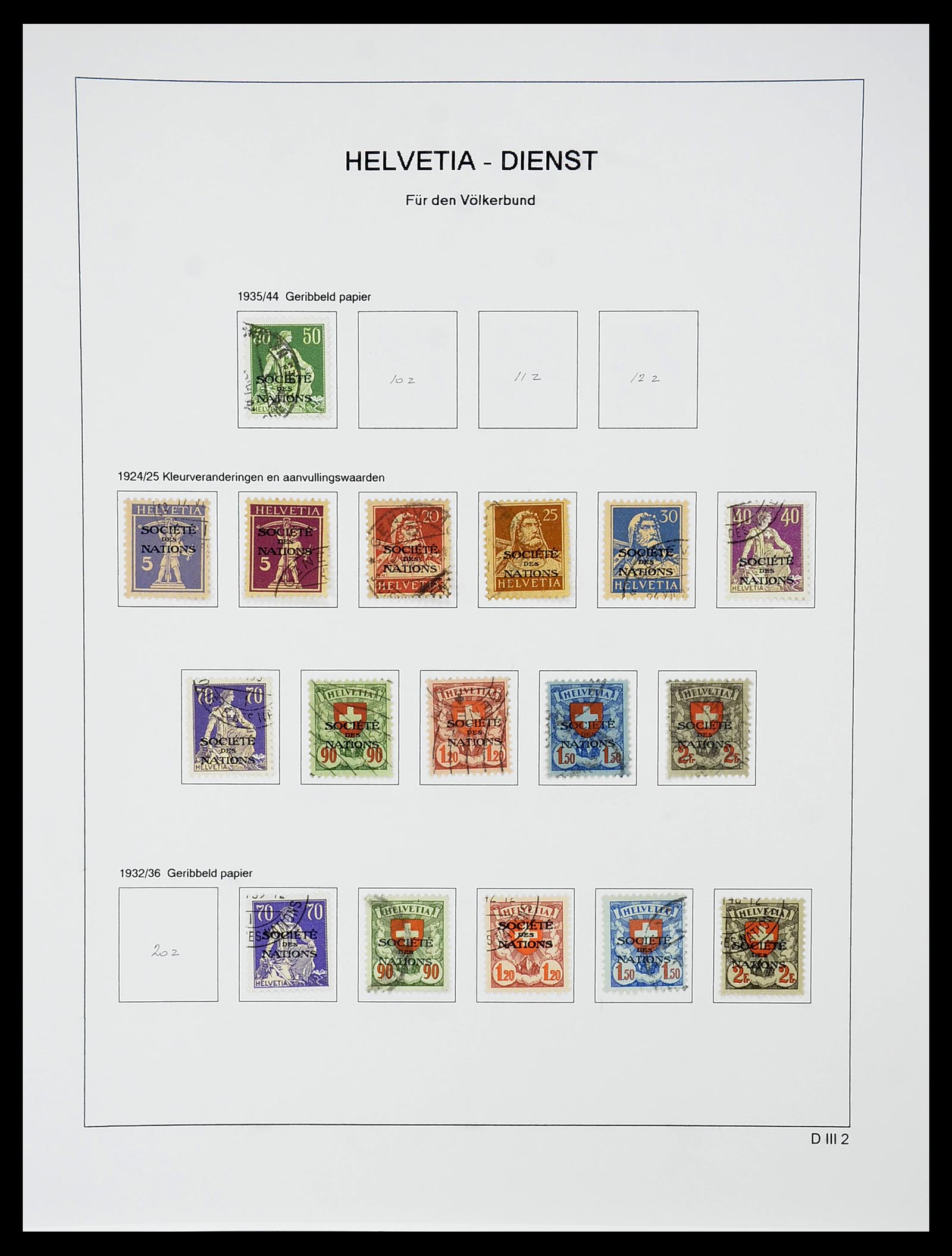 34424 573 - Postzegelverzameling 34424 Zwitserland 1850-2008.