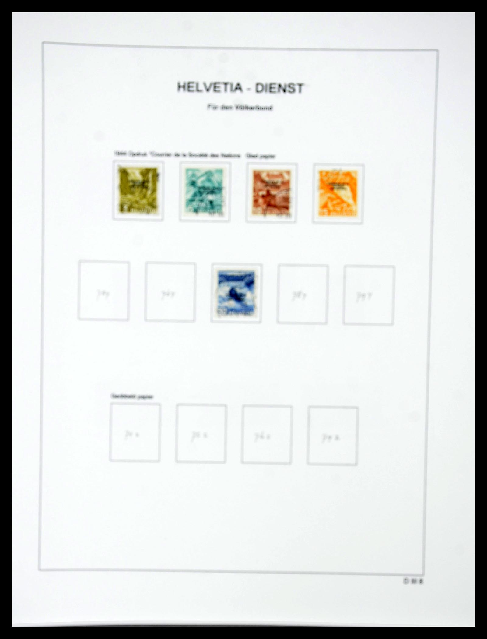 34424 579 - Postzegelverzameling 34424 Zwitserland 1850-2008.