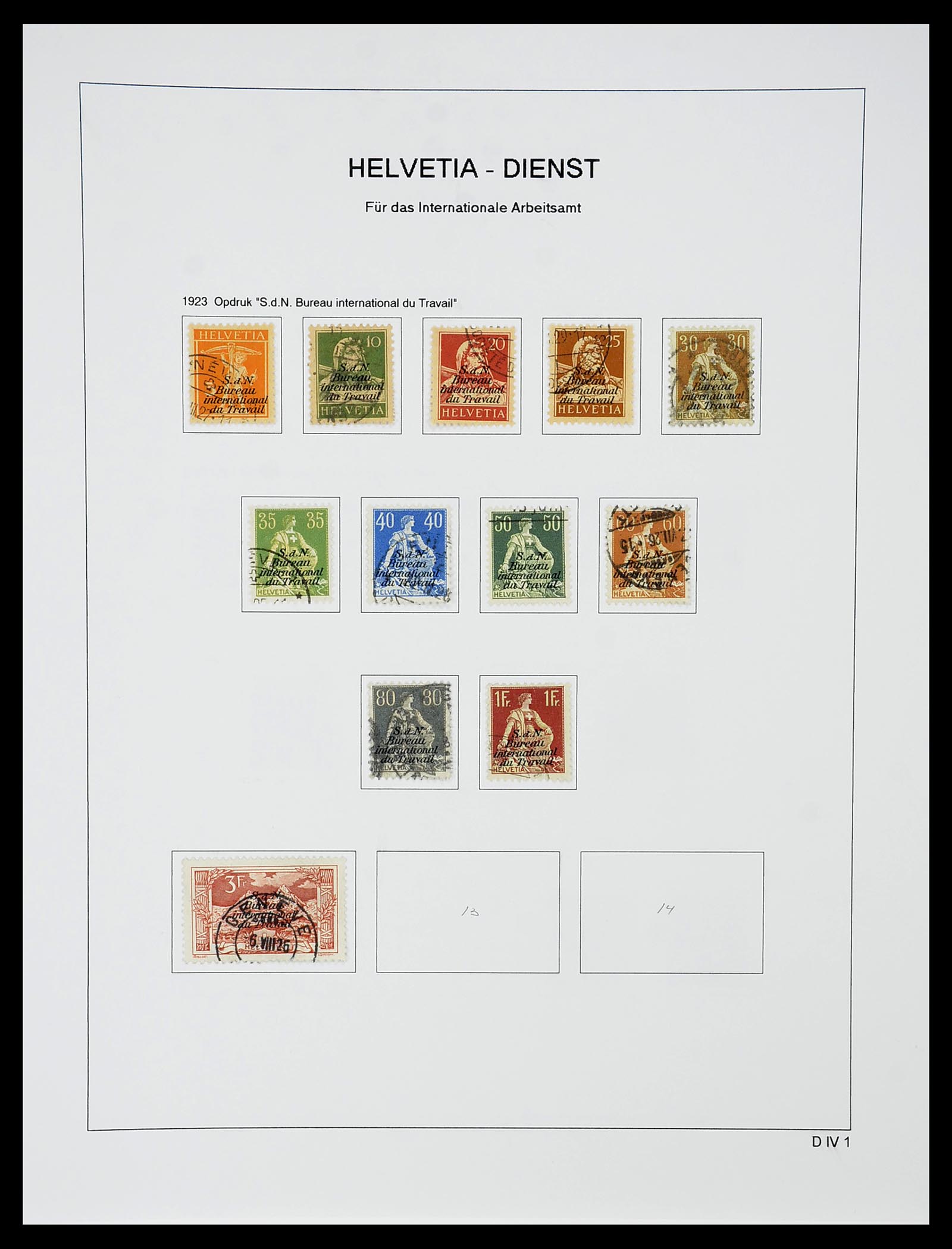 34424 581 - Postzegelverzameling 34424 Zwitserland 1850-2008.
