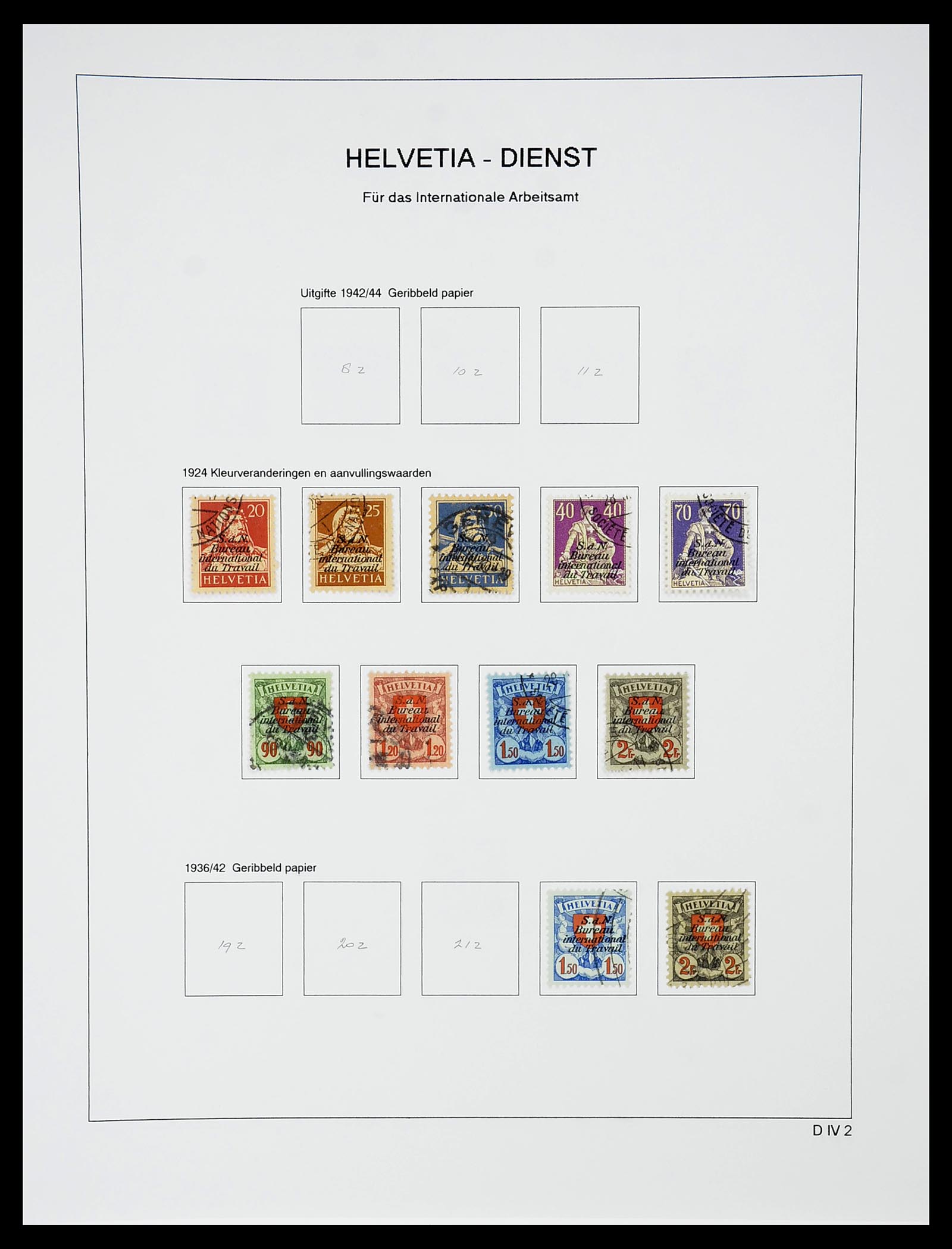 34424 582 - Postzegelverzameling 34424 Zwitserland 1850-2008.