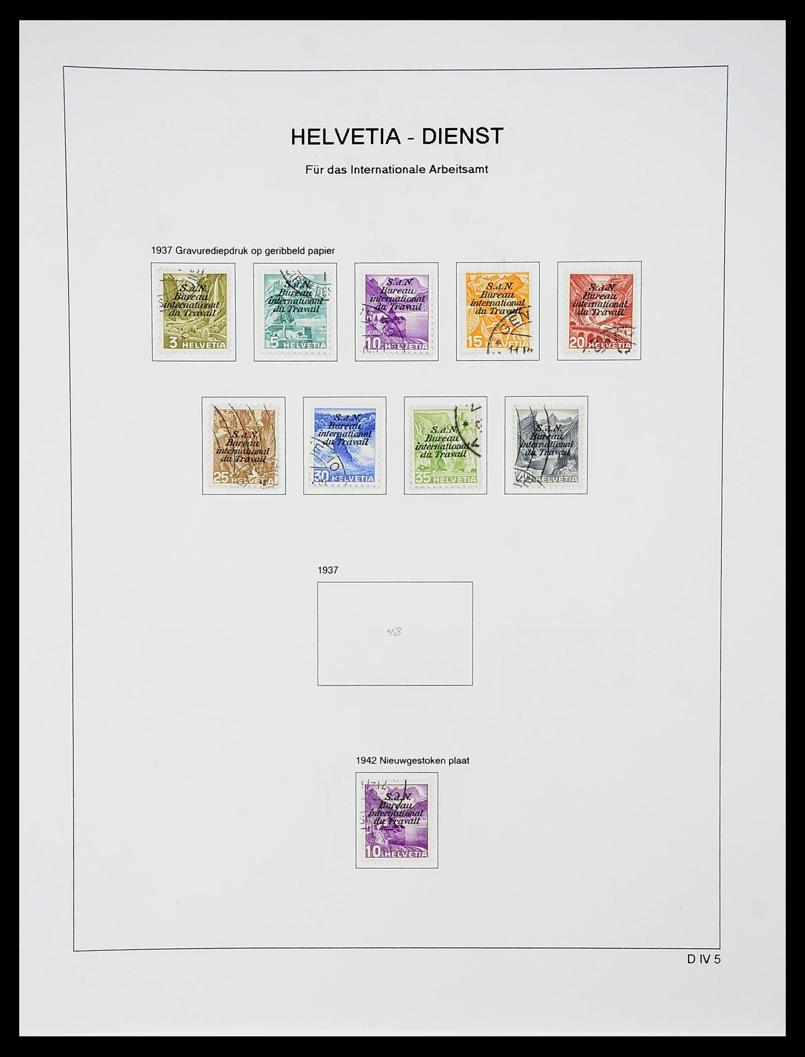 34424 585 - Postzegelverzameling 34424 Zwitserland 1850-2008.