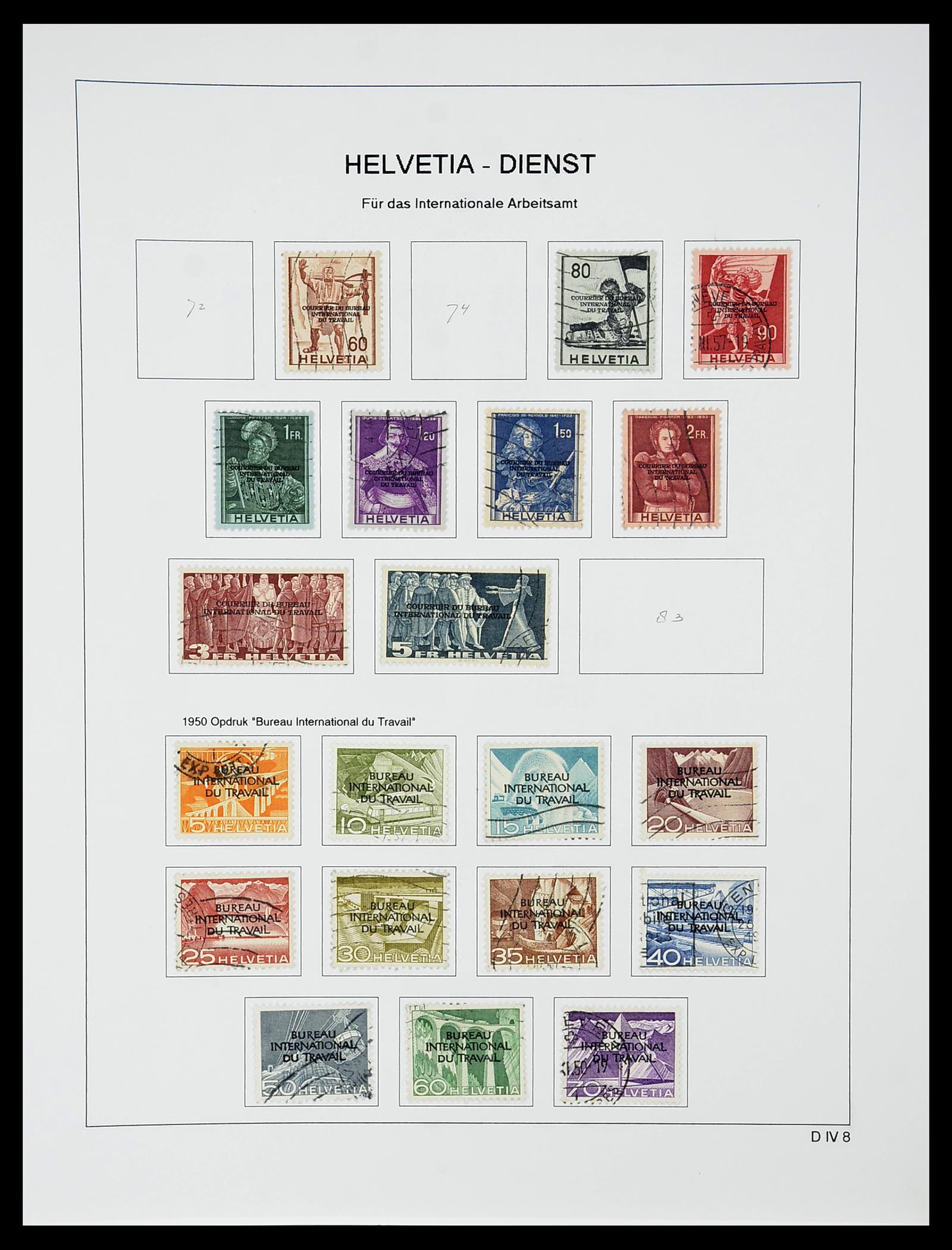 34424 588 - Postzegelverzameling 34424 Zwitserland 1850-2008.
