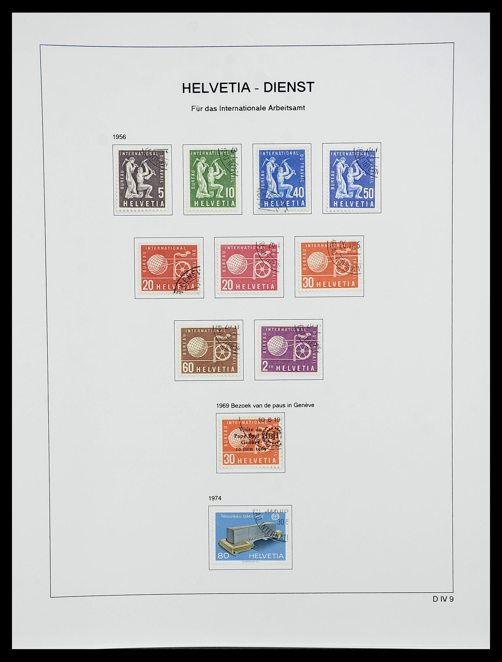 34424 589 - Postzegelverzameling 34424 Zwitserland 1850-2008.