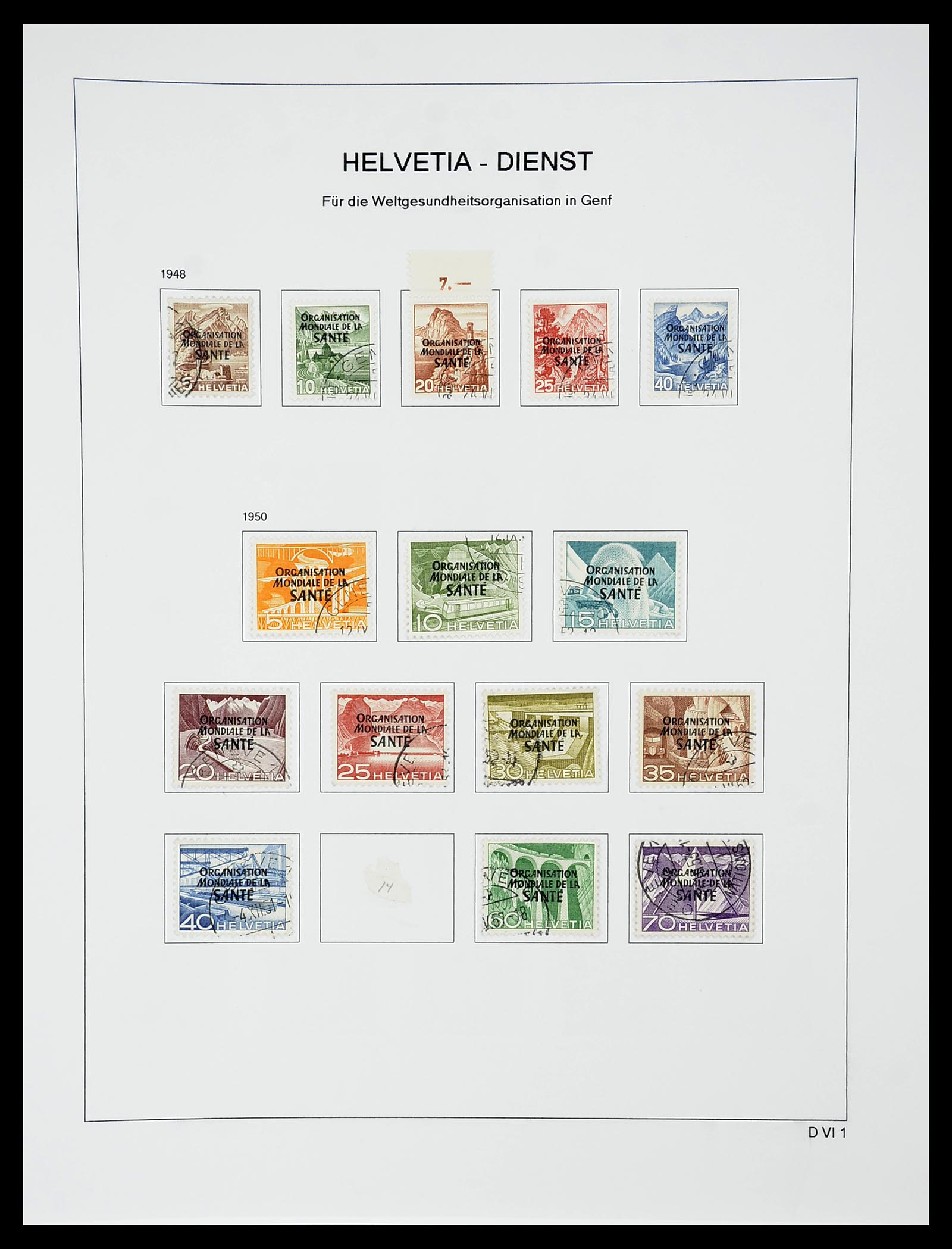 34424 596 - Postzegelverzameling 34424 Zwitserland 1850-2008.