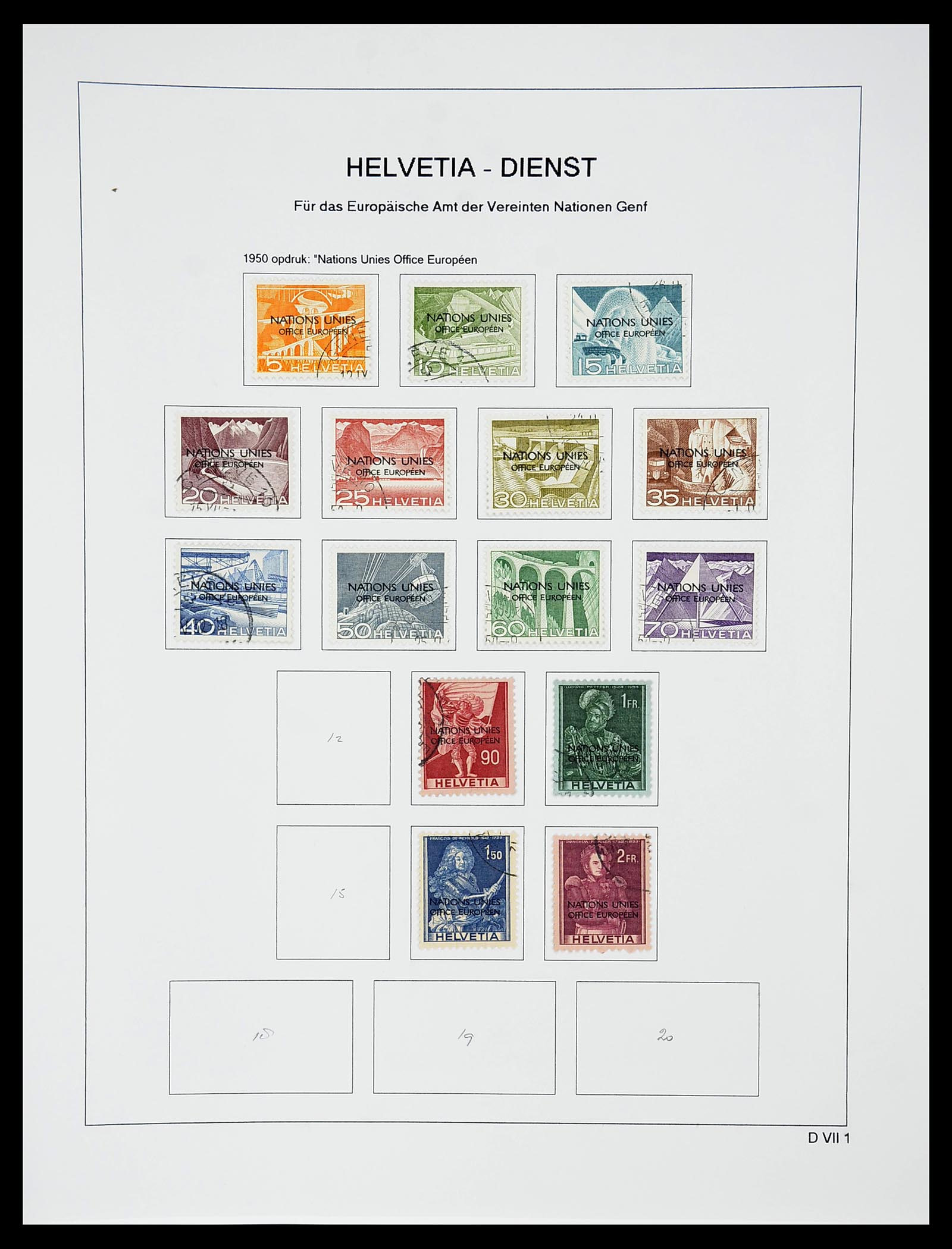 34424 599 - Postzegelverzameling 34424 Zwitserland 1850-2008.