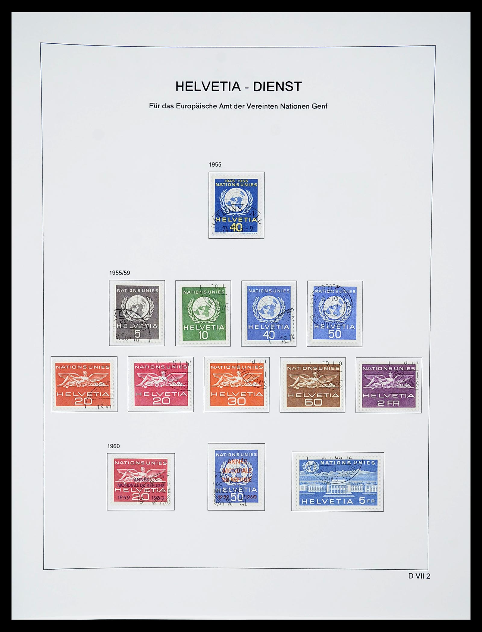 34424 601 - Postzegelverzameling 34424 Zwitserland 1850-2008.