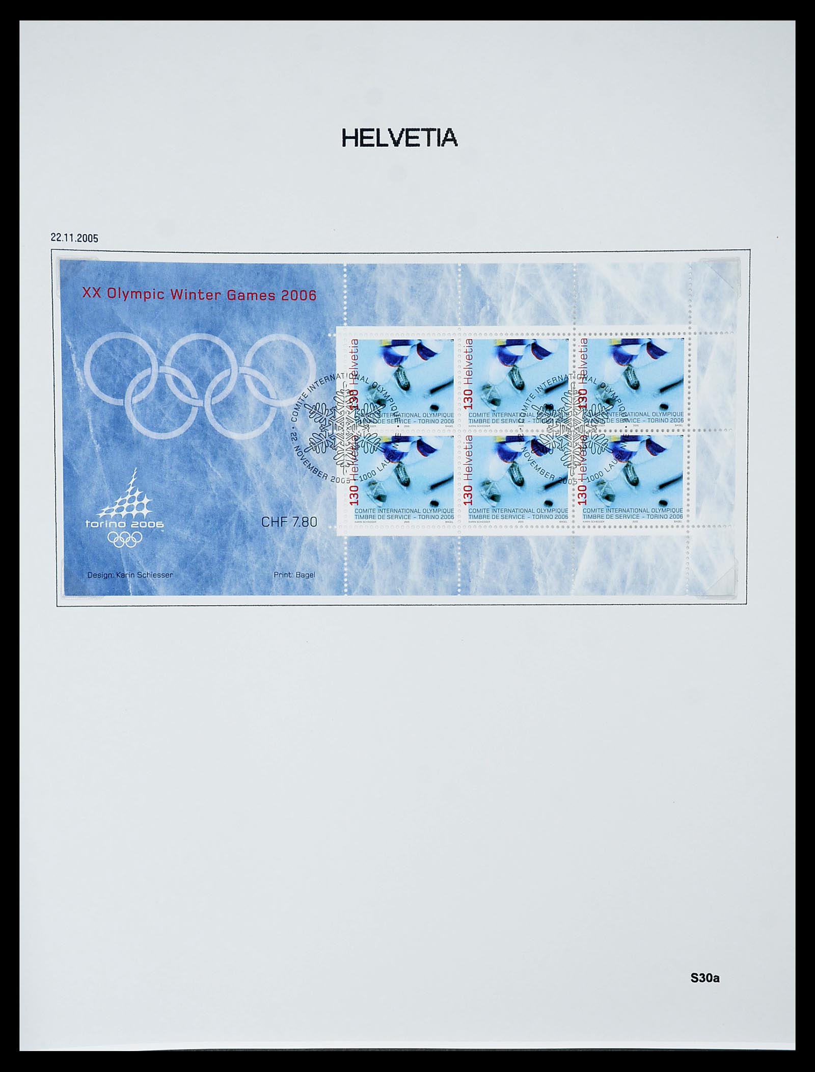 34424 610 - Stamp Collection 34424 Switzerland 1850-2008.