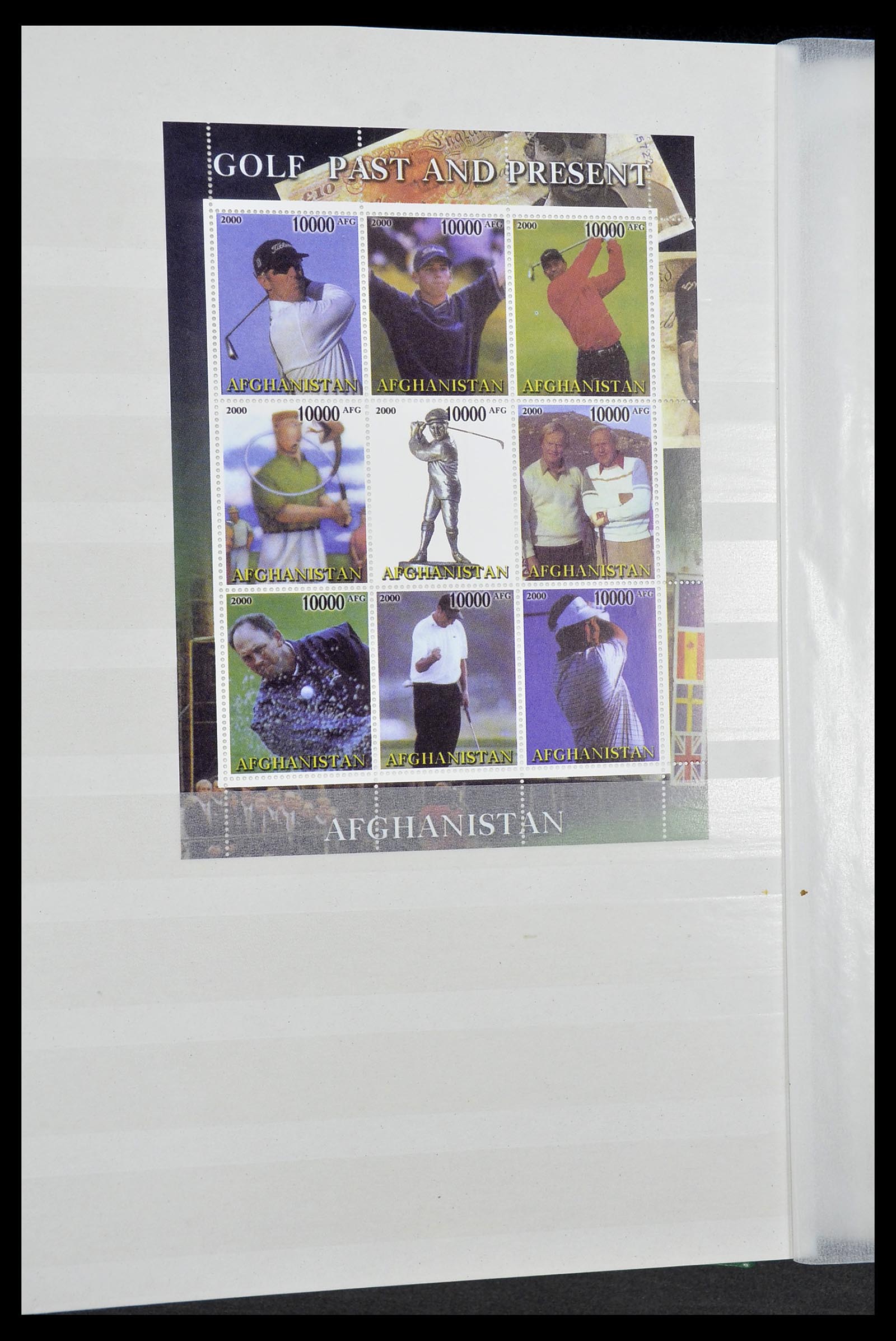 34425 006 - Postzegelverzameling 34425 Motief Golf 1959-2012.