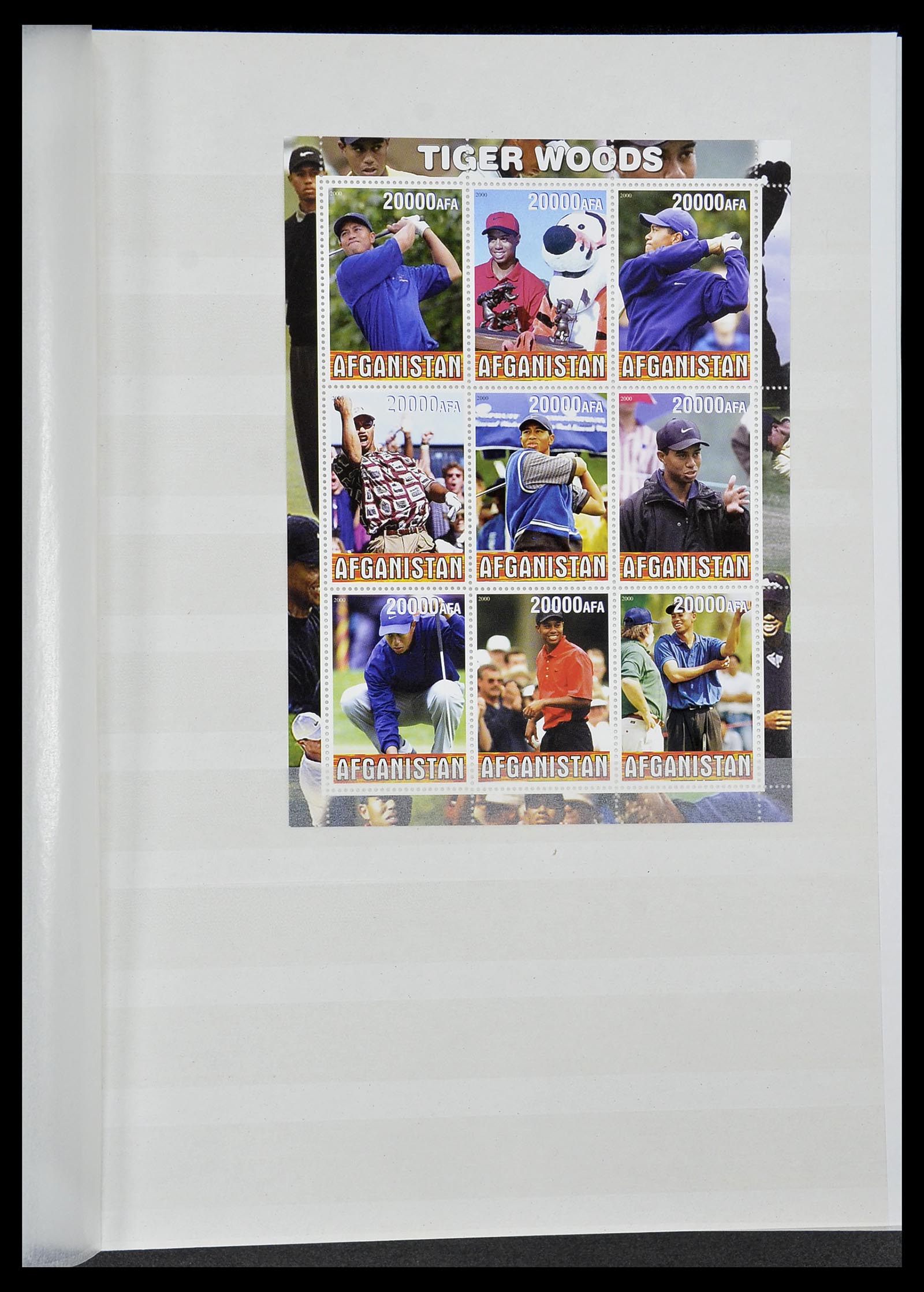 34425 007 - Postzegelverzameling 34425 Motief Golf 1959-2012.
