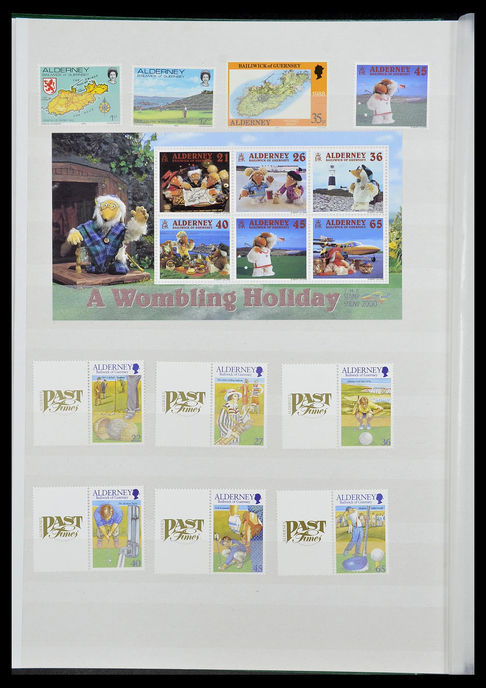 34425 009 - Postzegelverzameling 34425 Motief Golf 1959-2012.