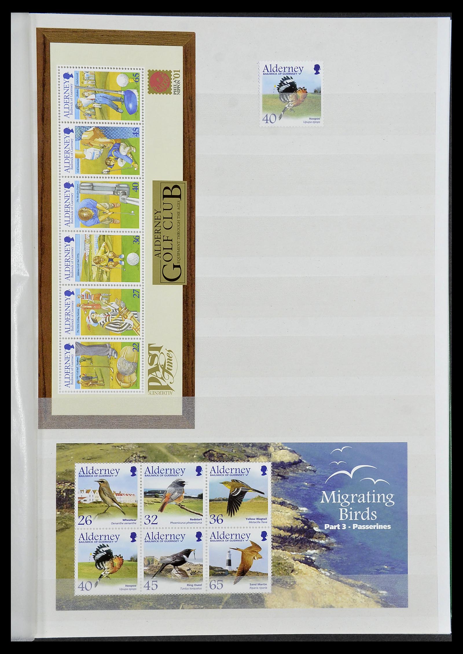 34425 010 - Postzegelverzameling 34425 Motief Golf 1959-2012.