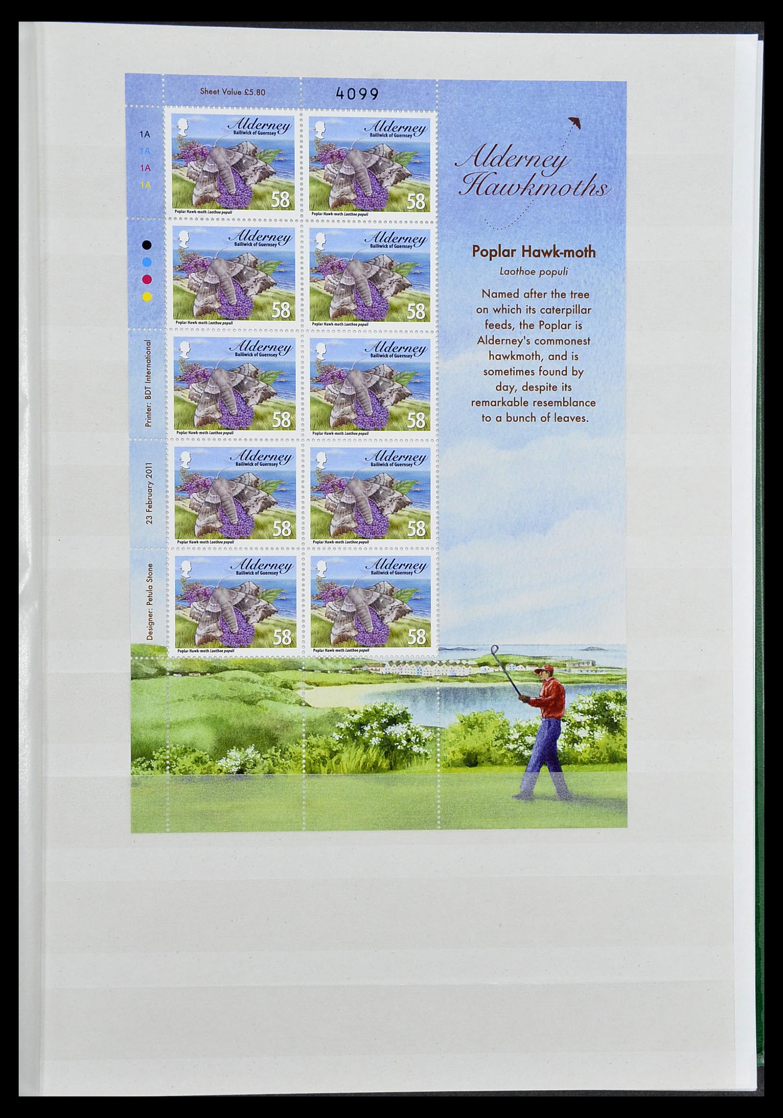 34425 012 - Stamp Collection 34425 Thematics Golf 1959-2012.