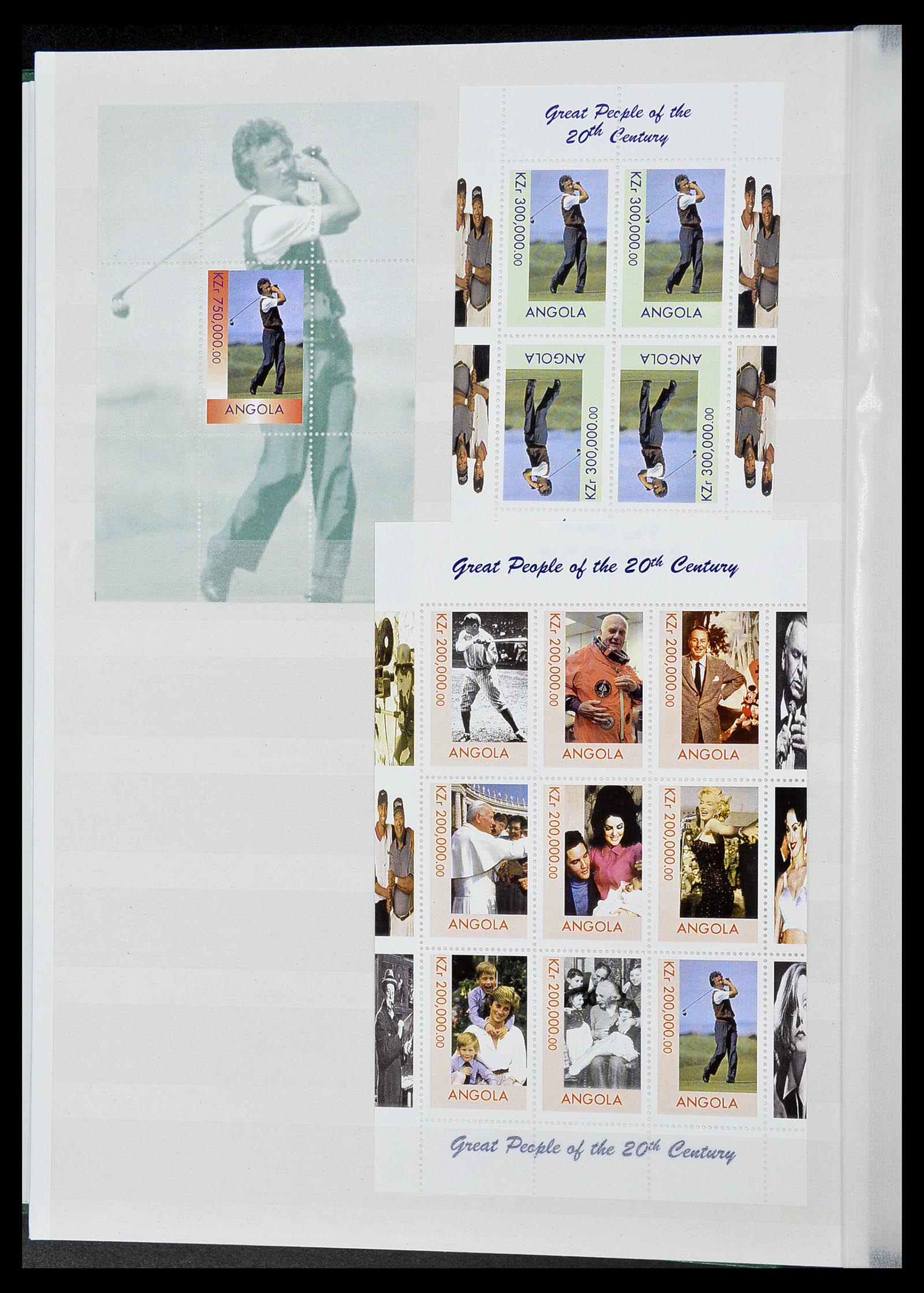 34425 014 - Postzegelverzameling 34425 Motief Golf 1959-2012.
