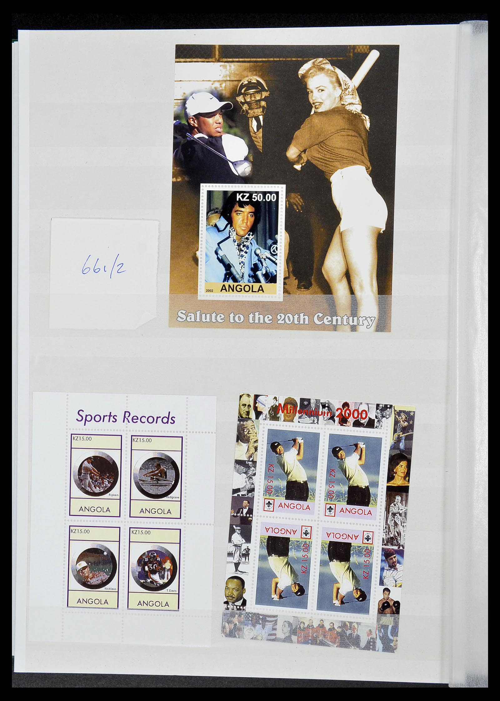 34425 021 - Postzegelverzameling 34425 Motief Golf 1959-2012.