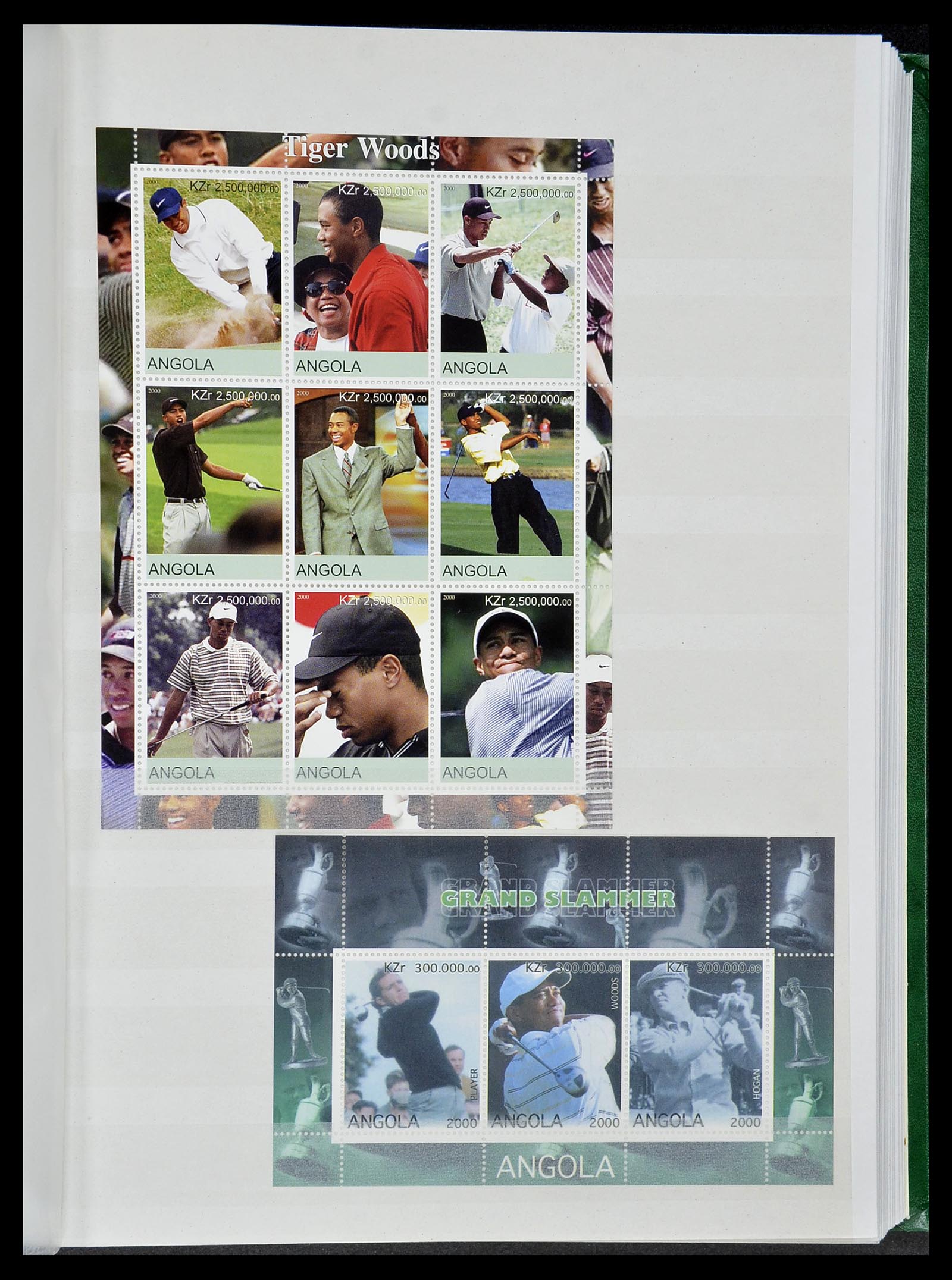 34425 022 - Postzegelverzameling 34425 Motief Golf 1959-2012.