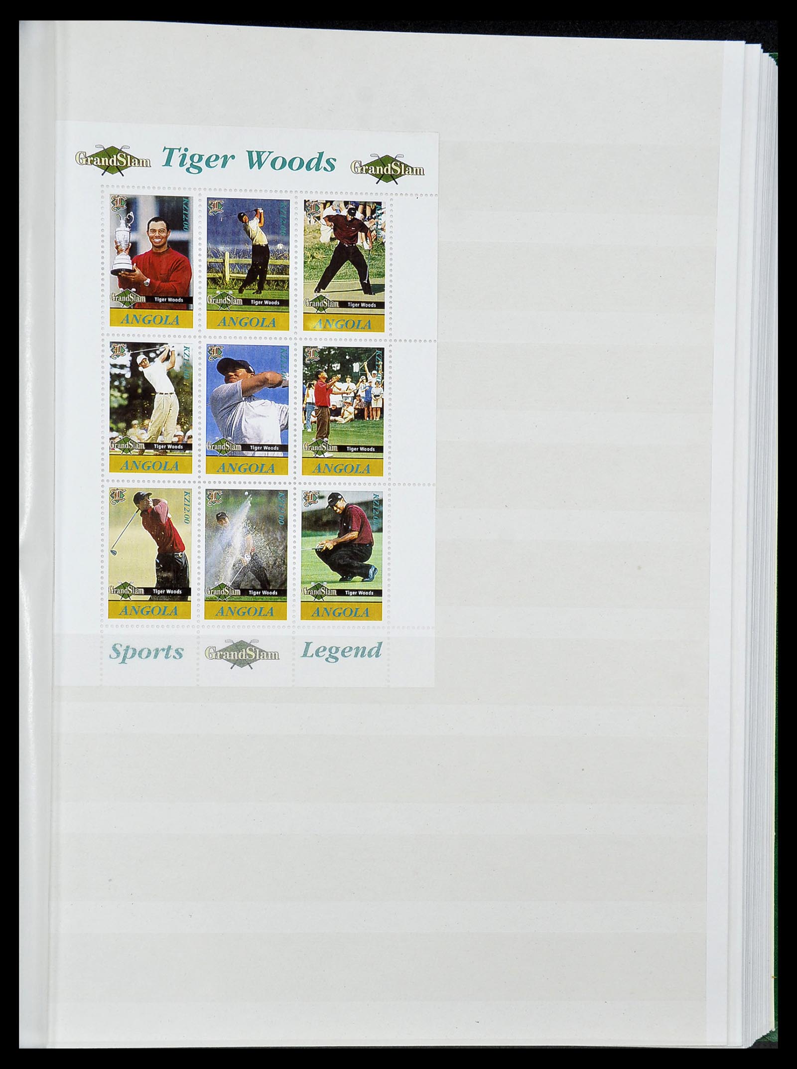 34425 026 - Postzegelverzameling 34425 Motief Golf 1959-2012.