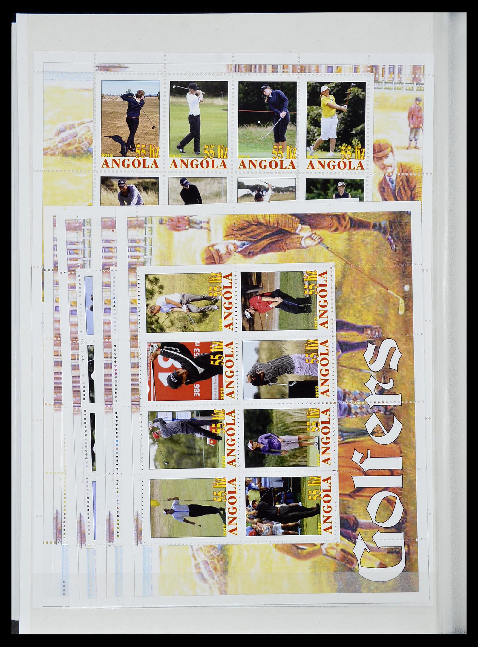 34425 030 - Postzegelverzameling 34425 Motief Golf 1959-2012.