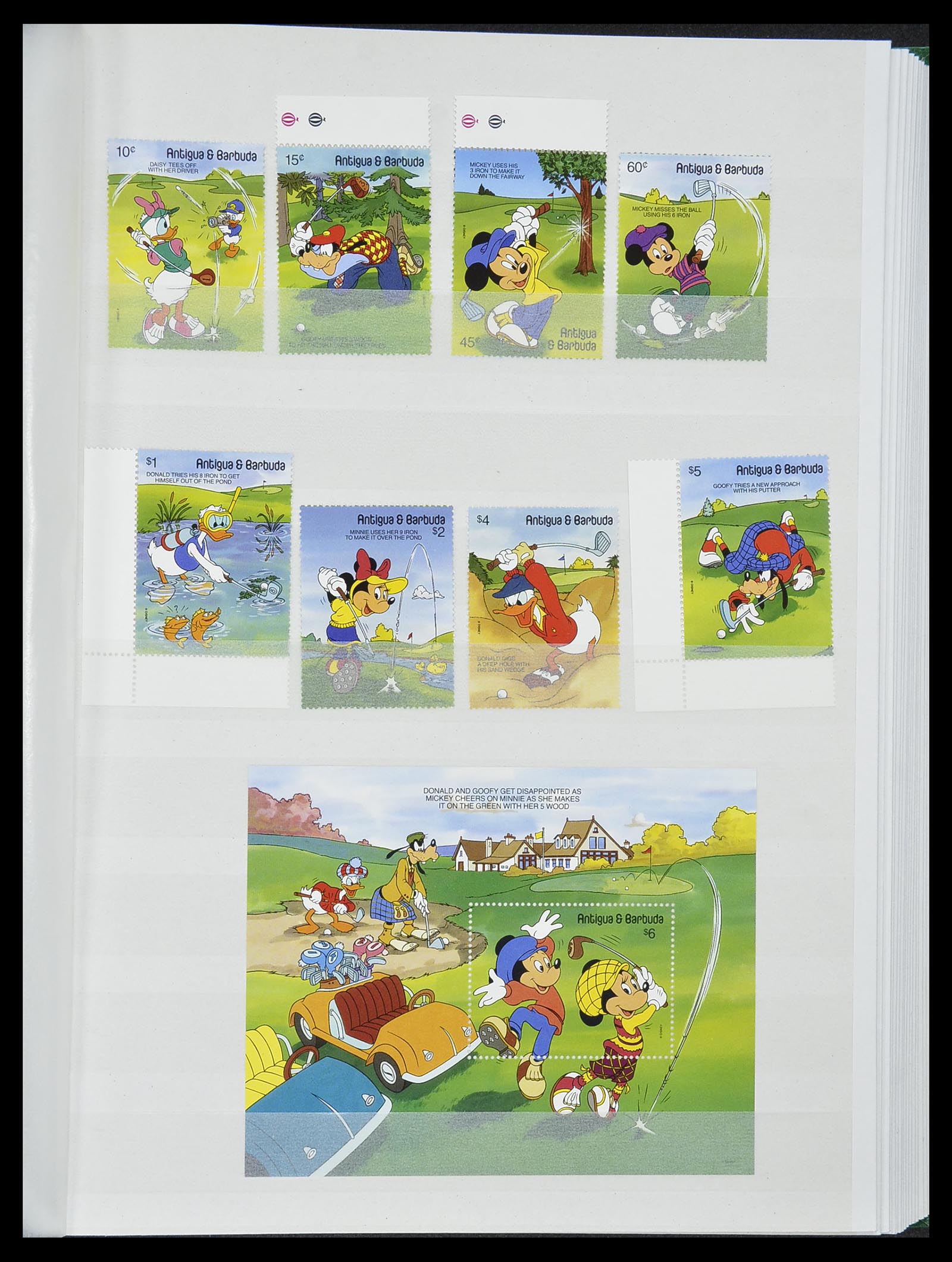 34425 032 - Postzegelverzameling 34425 Motief Golf 1959-2012.