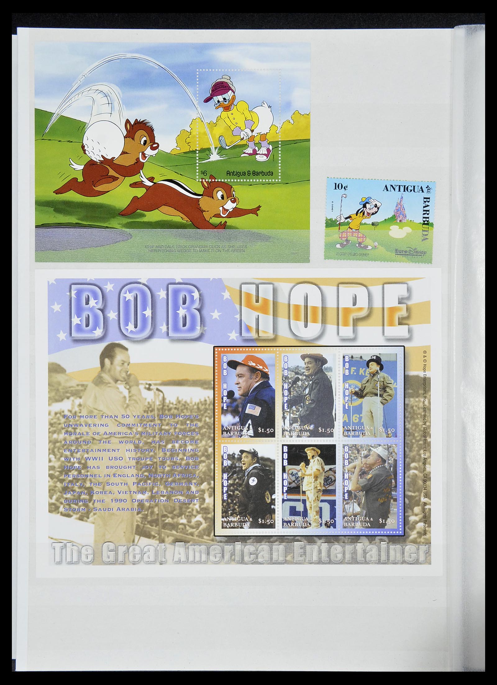 34425 033 - Postzegelverzameling 34425 Motief Golf 1959-2012.