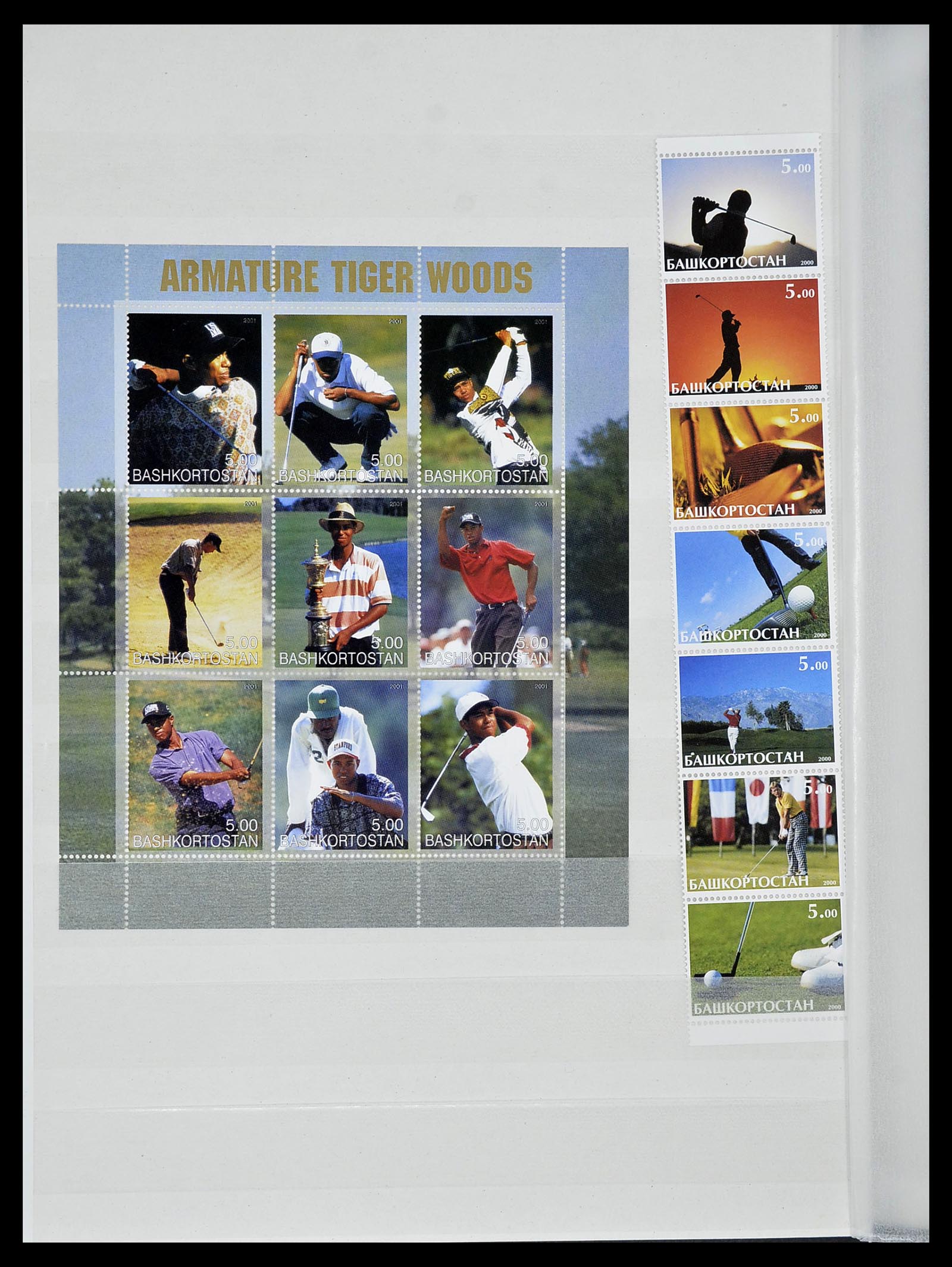 34425 047 - Postzegelverzameling 34425 Motief Golf 1959-2012.
