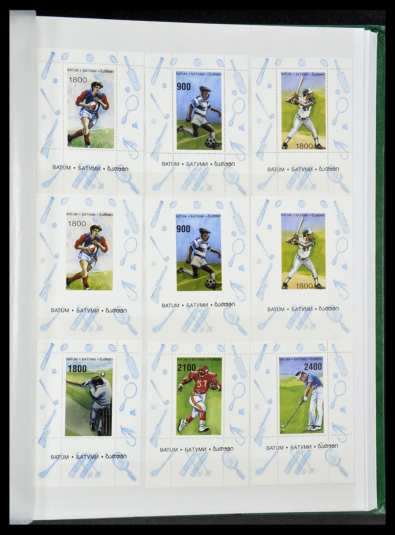 34425 049 - Postzegelverzameling 34425 Motief Golf 1959-2012.