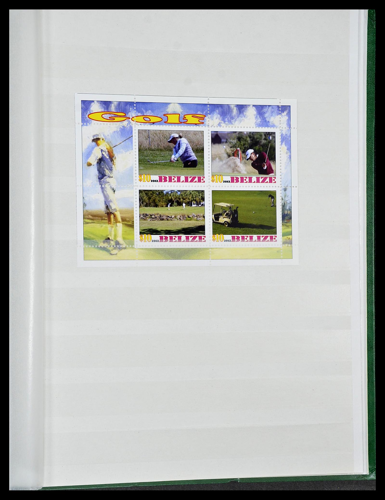 34425 053 - Postzegelverzameling 34425 Motief Golf 1959-2012.