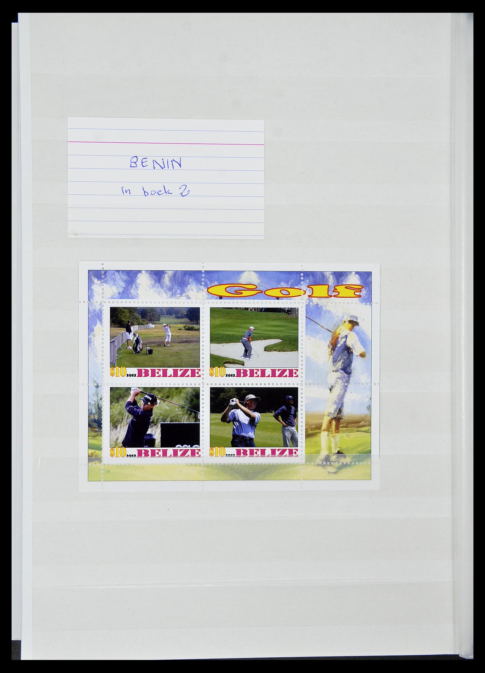 34425 054 - Postzegelverzameling 34425 Motief Golf 1959-2012.