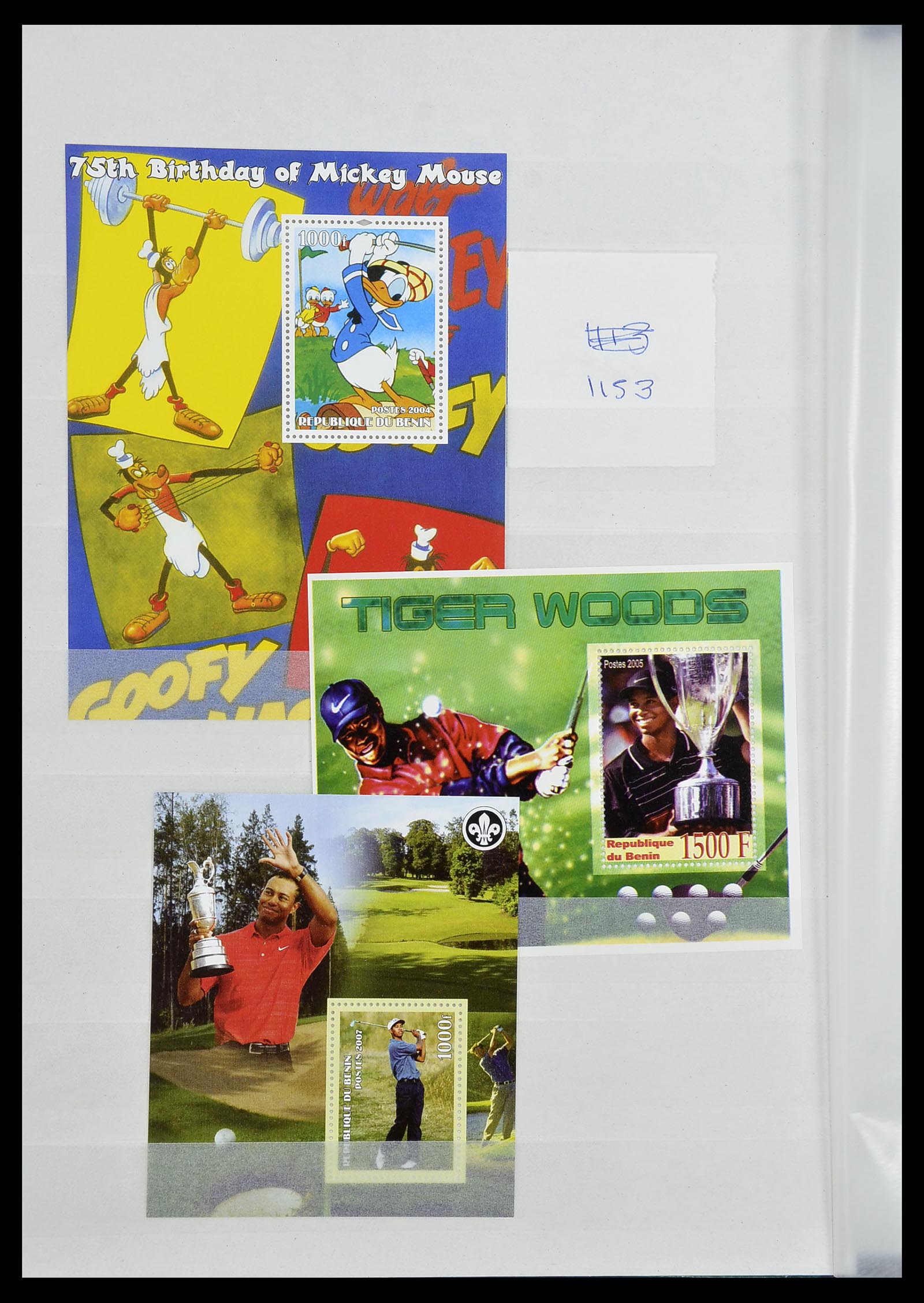 34425 067 - Postzegelverzameling 34425 Motief Golf 1959-2012.