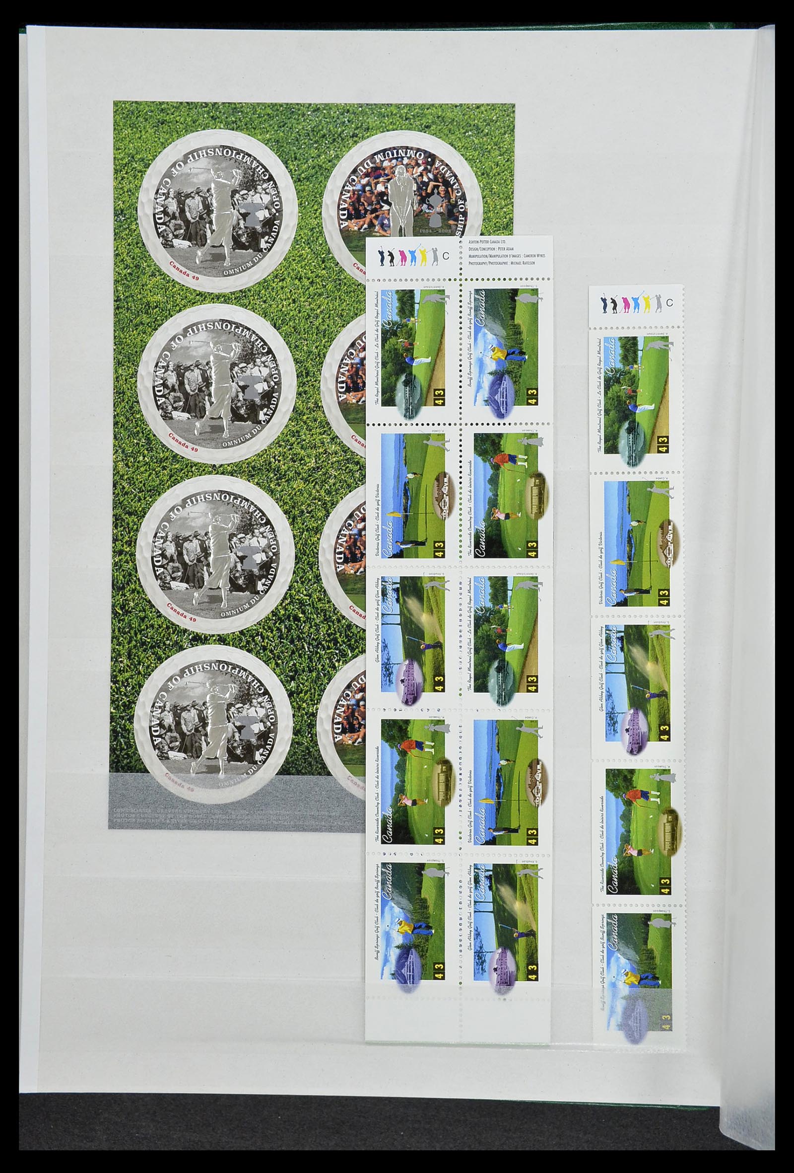 34425 069 - Postzegelverzameling 34425 Motief Golf 1959-2012.