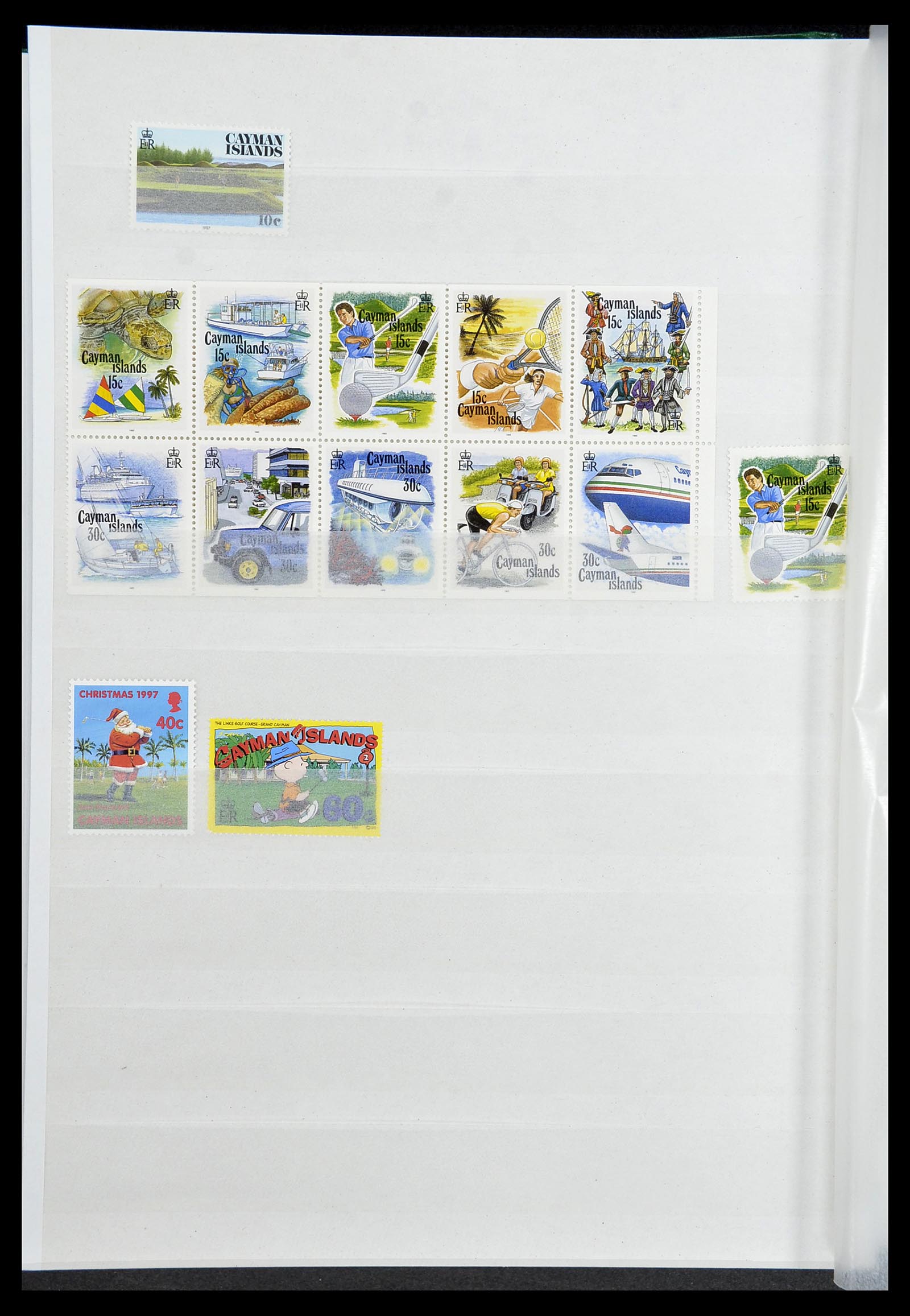 34425 075 - Postzegelverzameling 34425 Motief Golf 1959-2012.