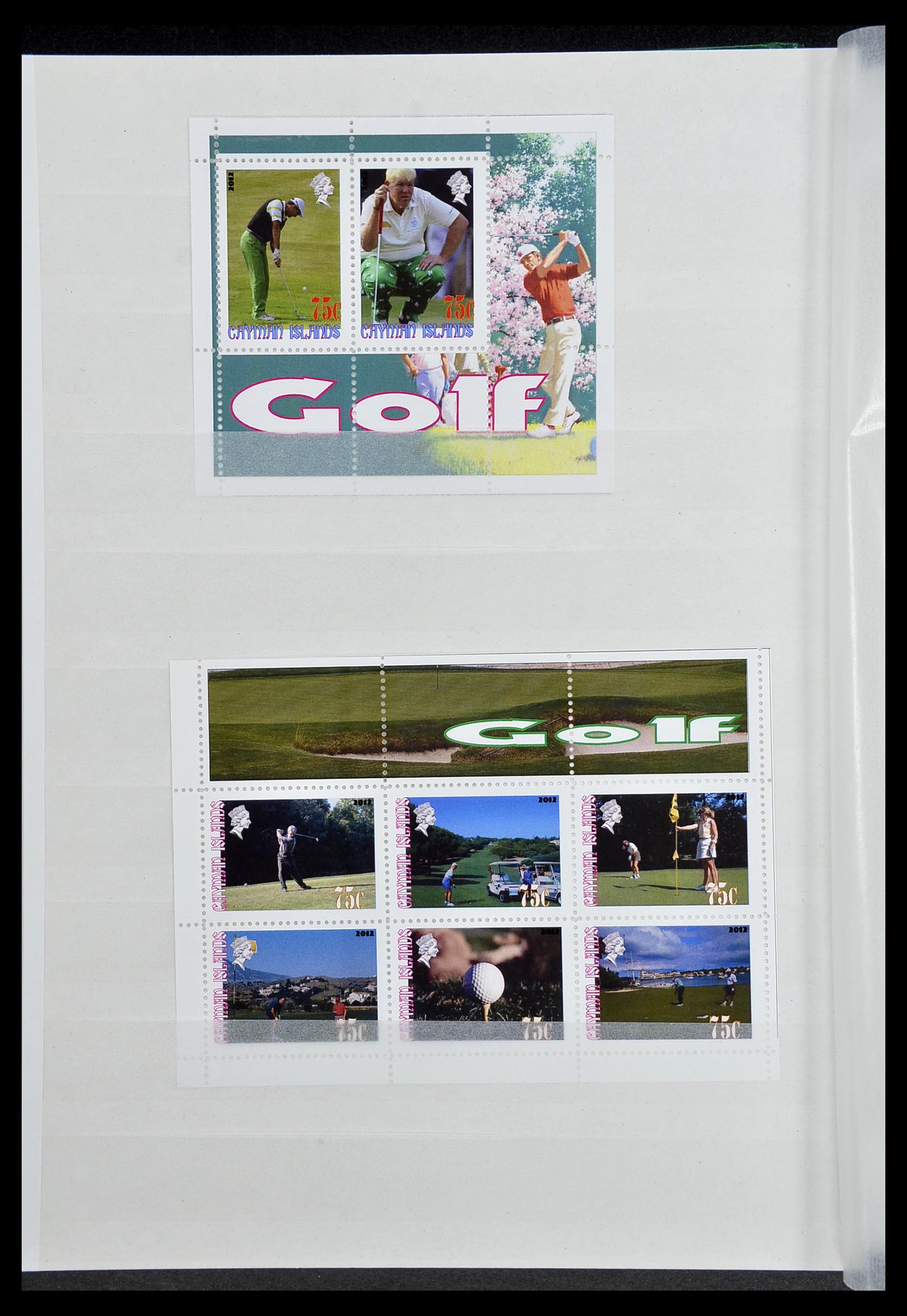 34425 077 - Postzegelverzameling 34425 Motief Golf 1959-2012.