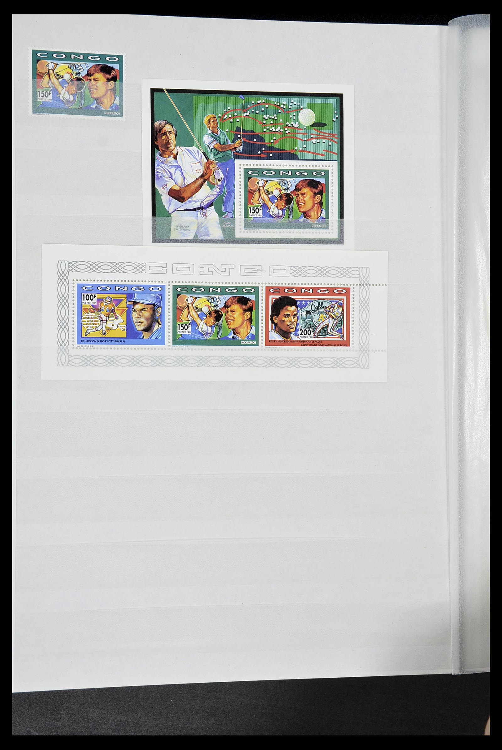 34425 087 - Postzegelverzameling 34425 Motief Golf 1959-2012.