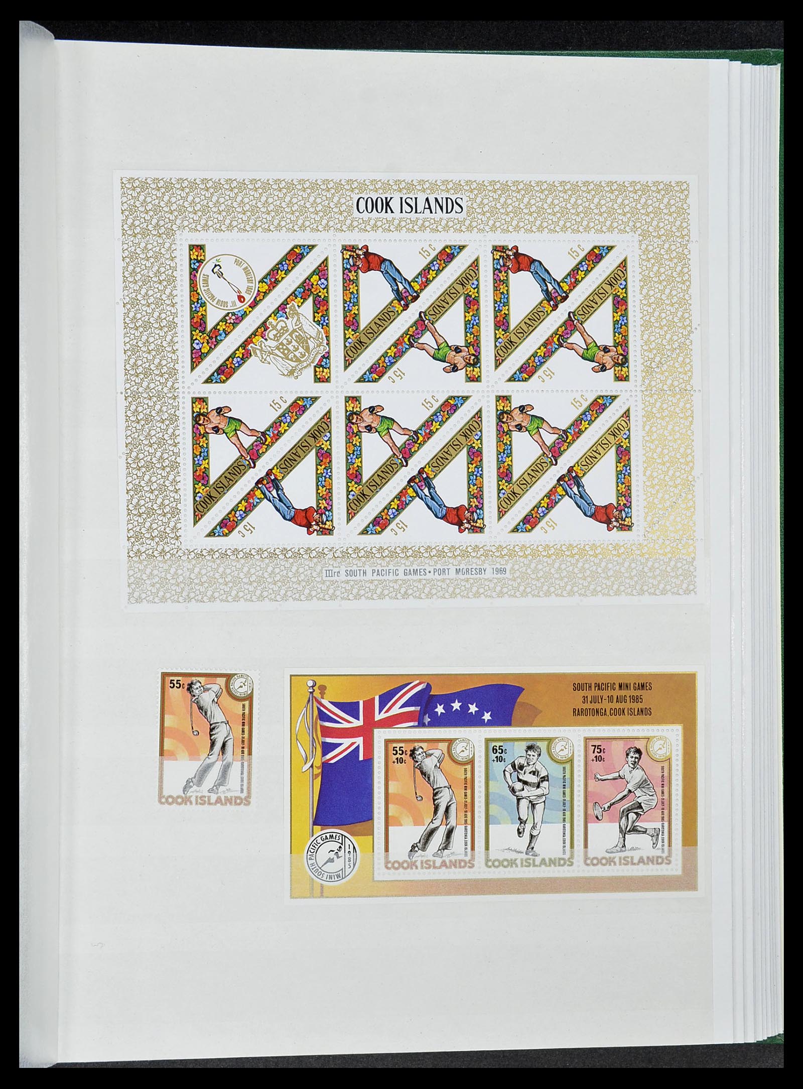 34425 100 - Postzegelverzameling 34425 Motief Golf 1959-2012.