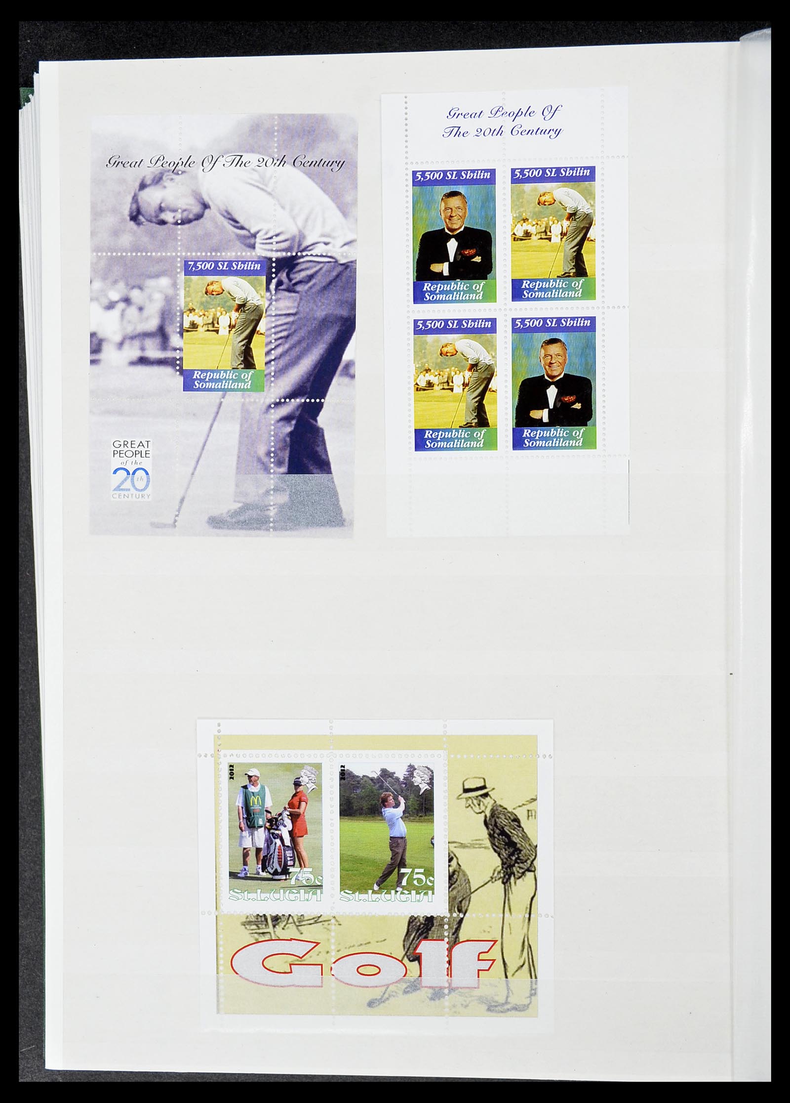 34425 347 - Postzegelverzameling 34425 Motief Golf 1959-2012.