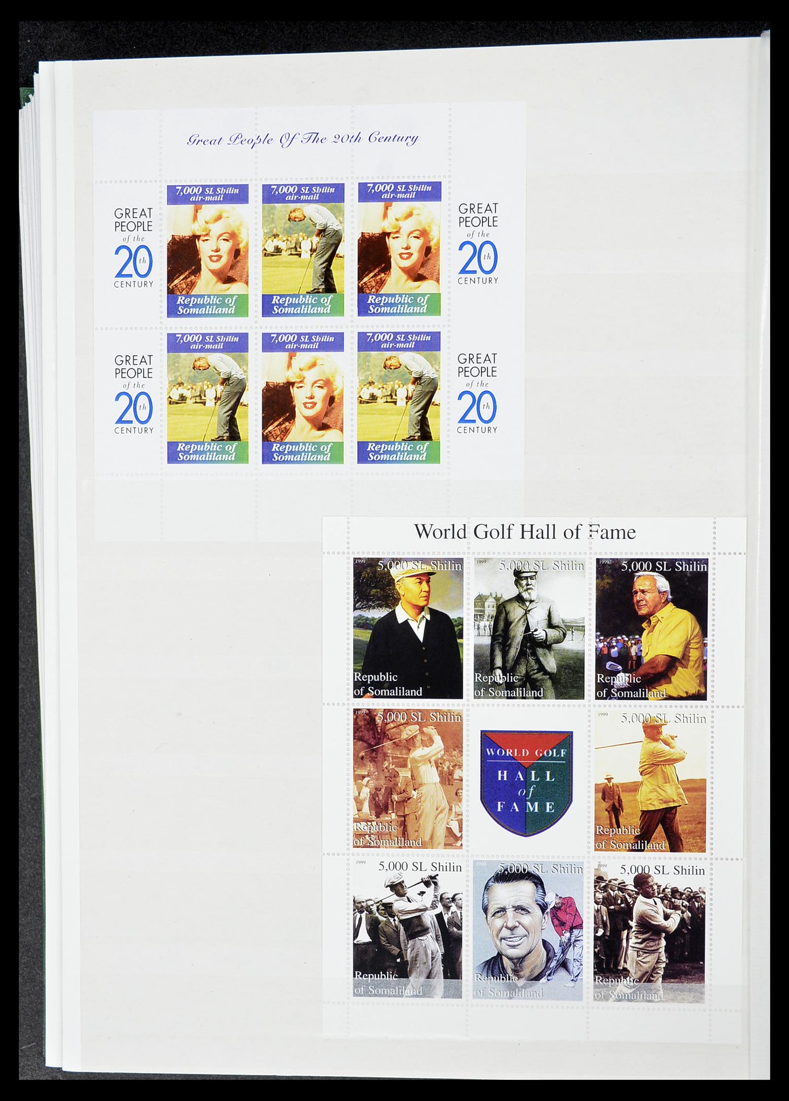34425 348 - Postzegelverzameling 34425 Motief Golf 1959-2012.