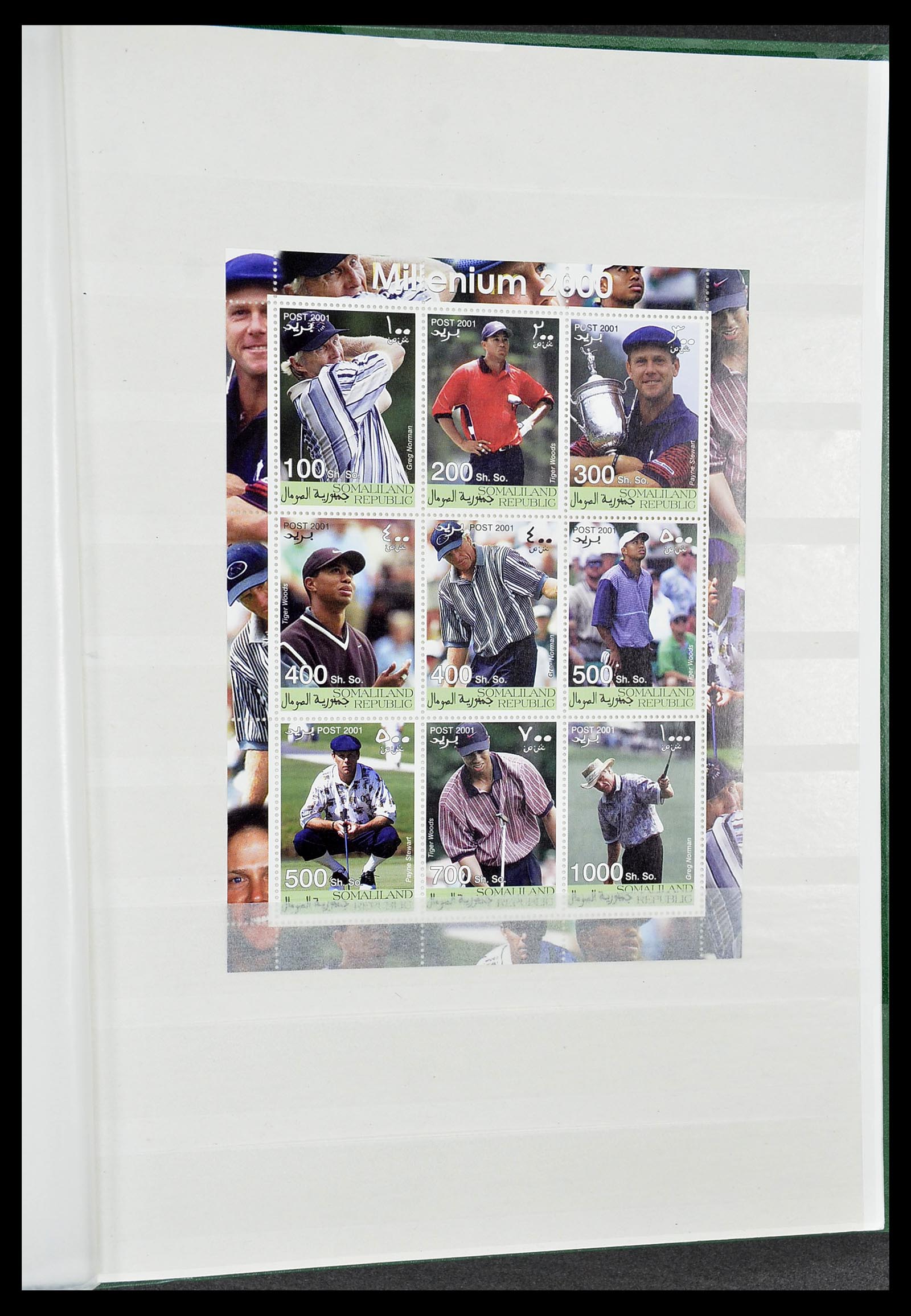34425 351 - Postzegelverzameling 34425 Motief Golf 1959-2012.