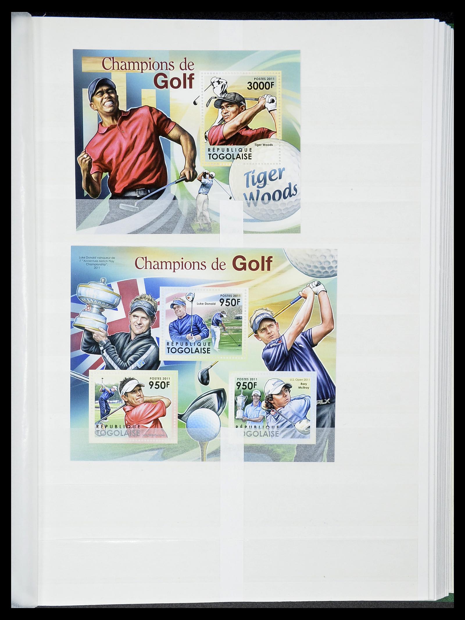 34425 385 - Postzegelverzameling 34425 Motief Golf 1959-2012.
