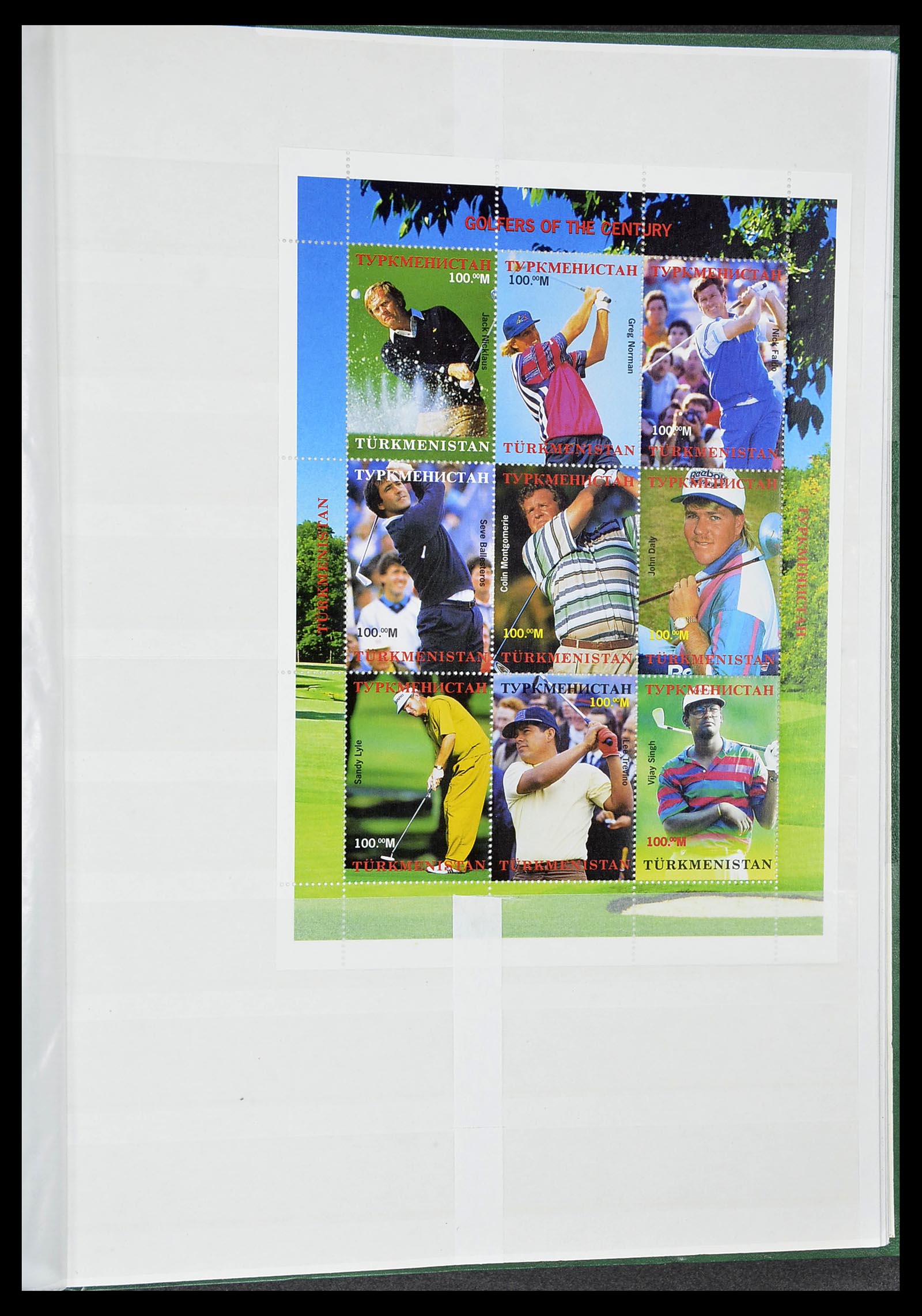 34425 407 - Postzegelverzameling 34425 Motief Golf 1959-2012.